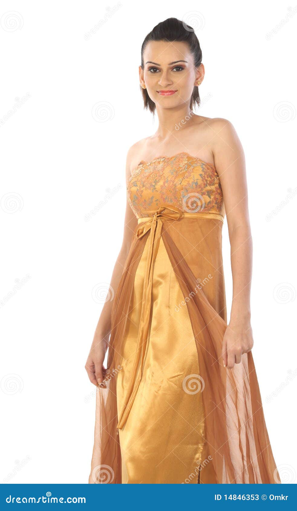 Fancy Vibrant Party Wear Gold Color Frock for Girls at Rs 675/piece in  Mumbai