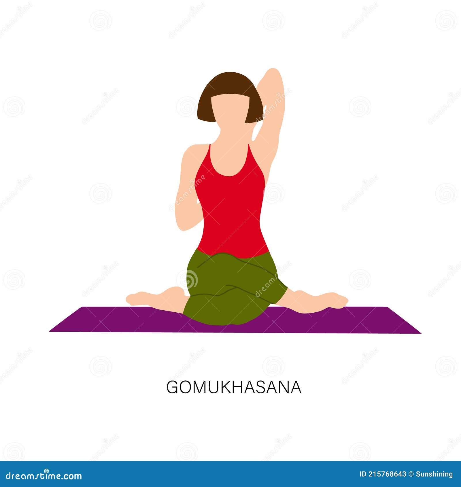 Cow Face Pose variation – Gomukhasana | LoveLiveMoveThink | Cow face pose,  Basic yoga, Poses