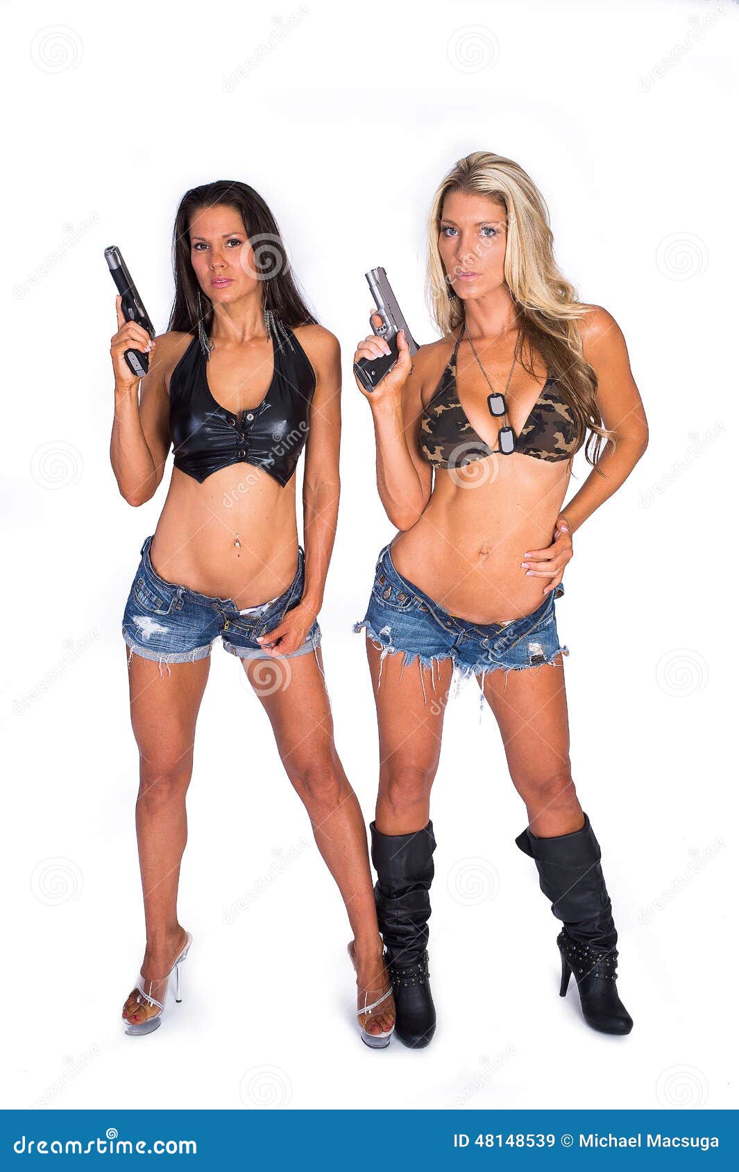 Sexy Woman With Gun 58