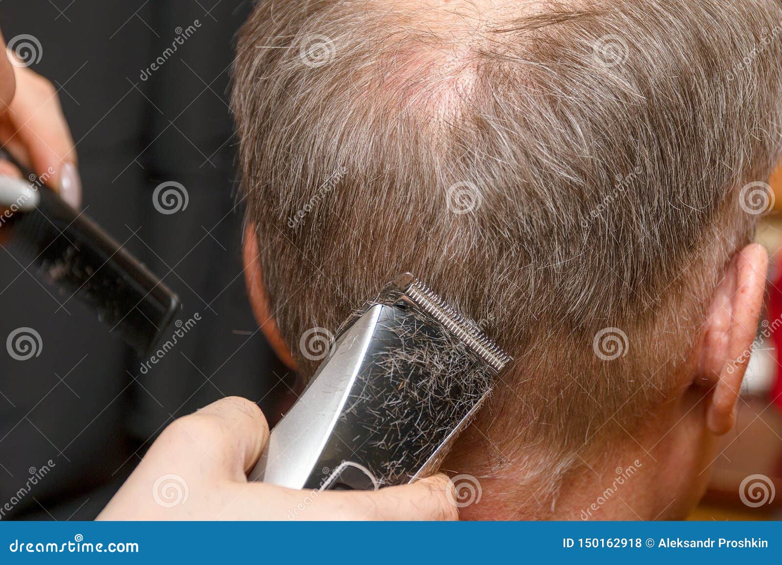 how to cut man's hair with electric razor