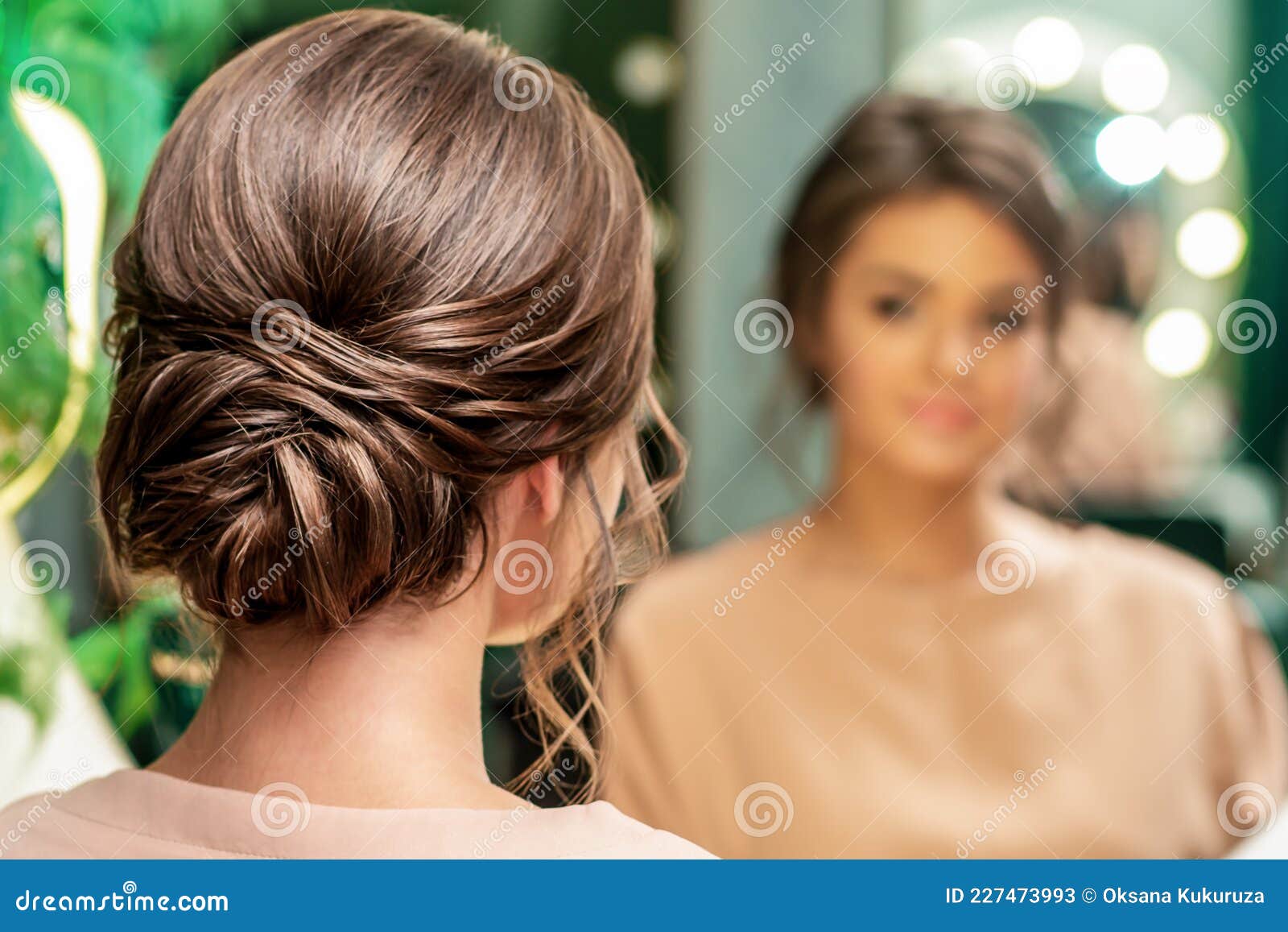 Woman with hairstyle. stock image. Image of beautiful - 227473993
