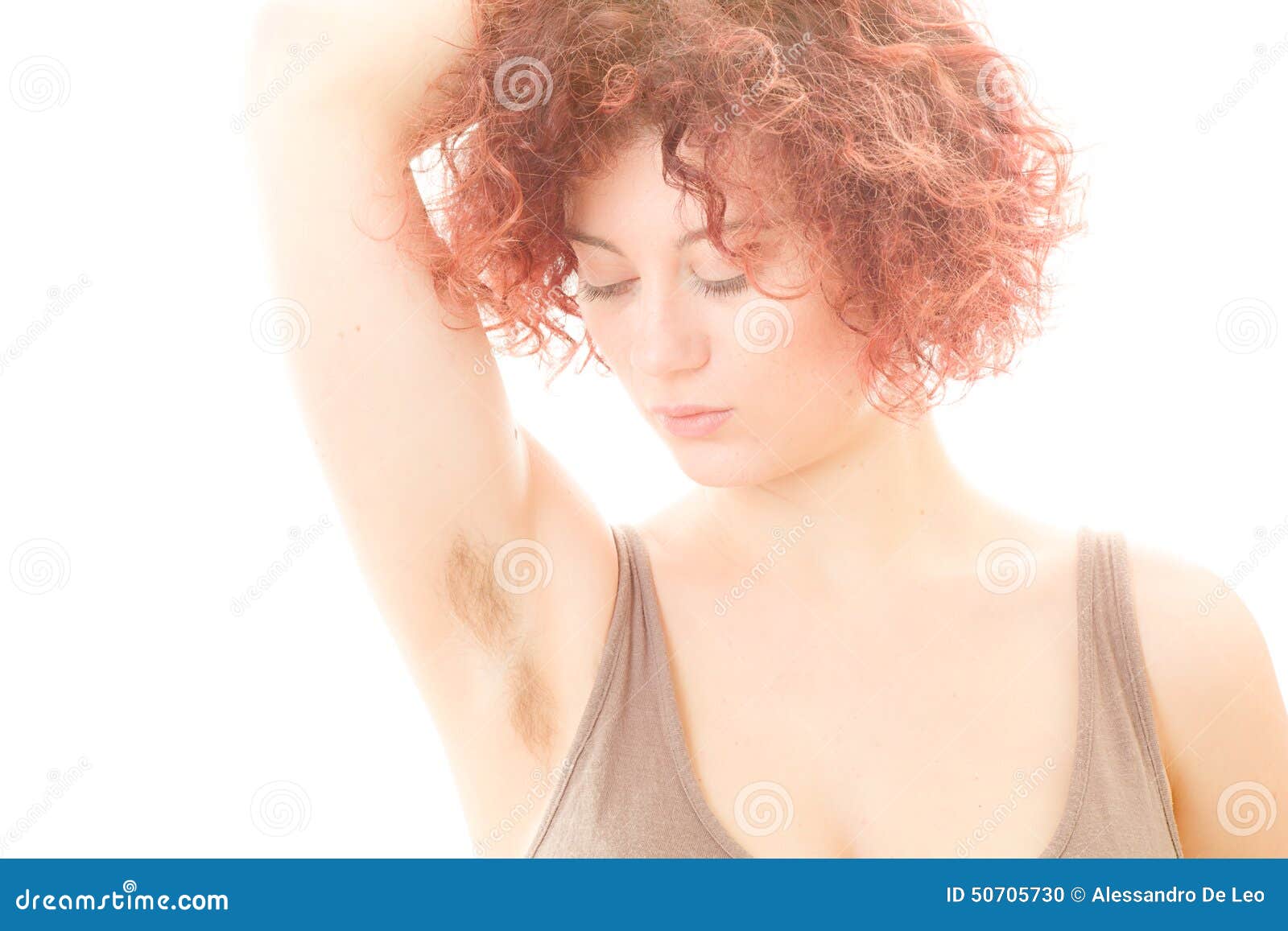 Hairy Redhead Woman