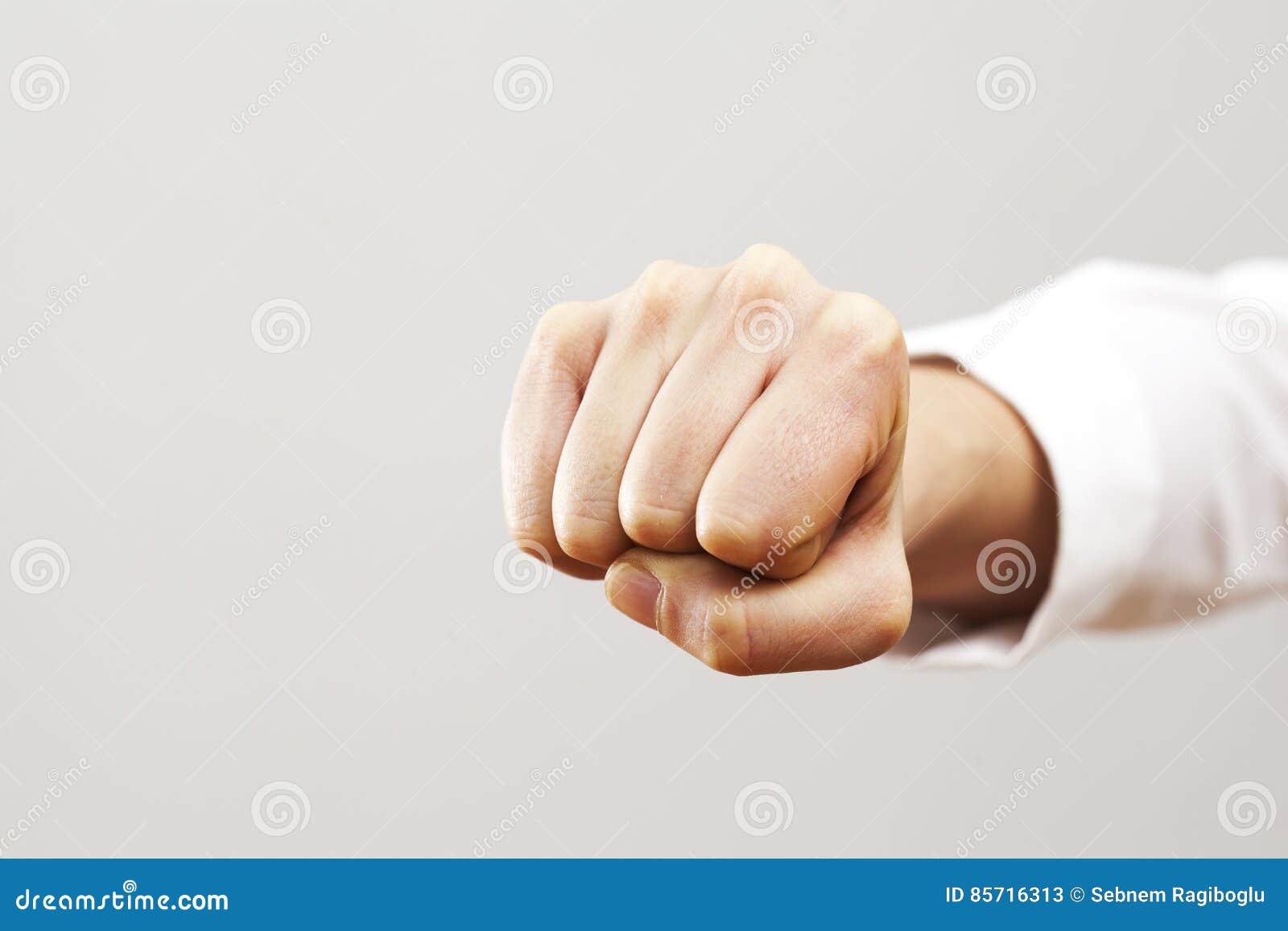 Woman Hand Gesture with Fist Stock Image - Image of thump, gesturing