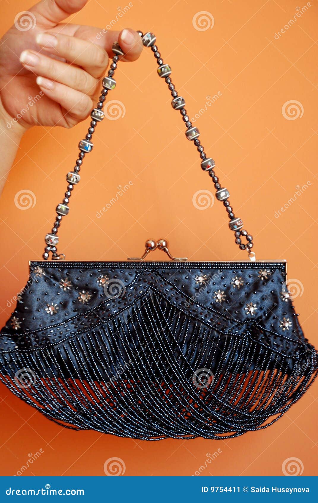 Woman Hand With Party Handbag Stock Image Image of beauty, ethnic
