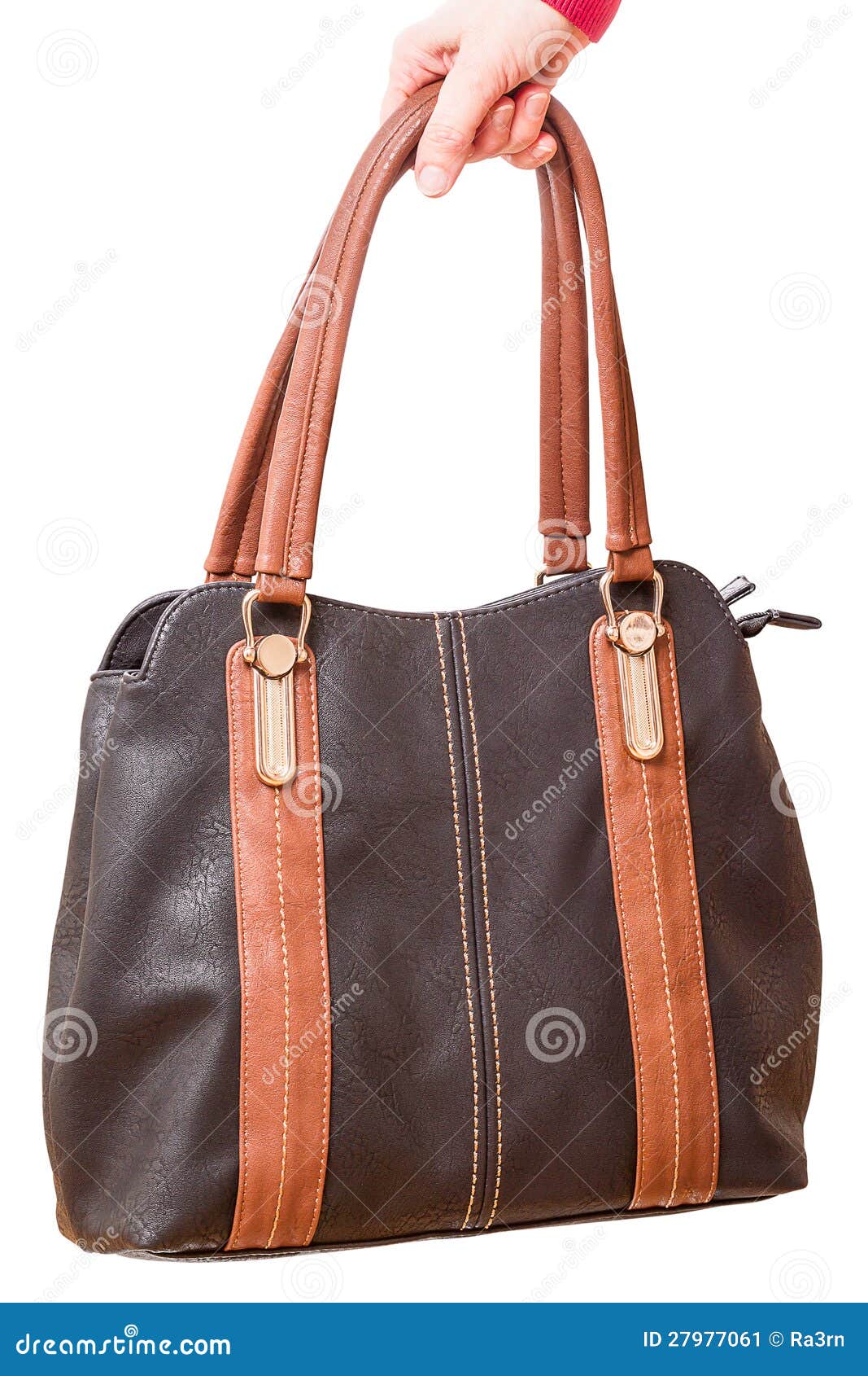 Woman handbag in hand stock image. Image of handbag, hand 27977061