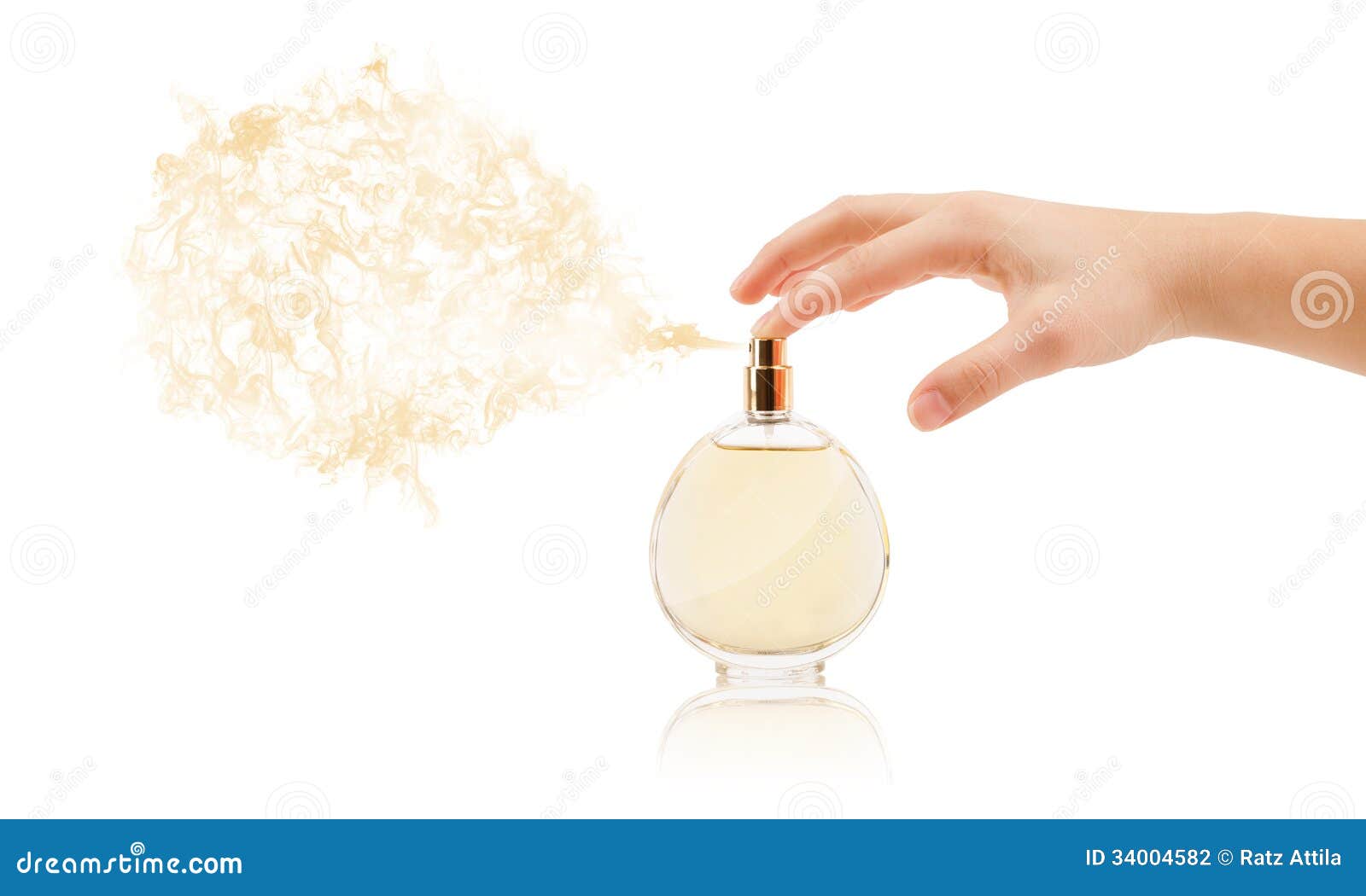 Woman Hands Spraying Perfume Stock Photo - Image of beauty, elegance ...