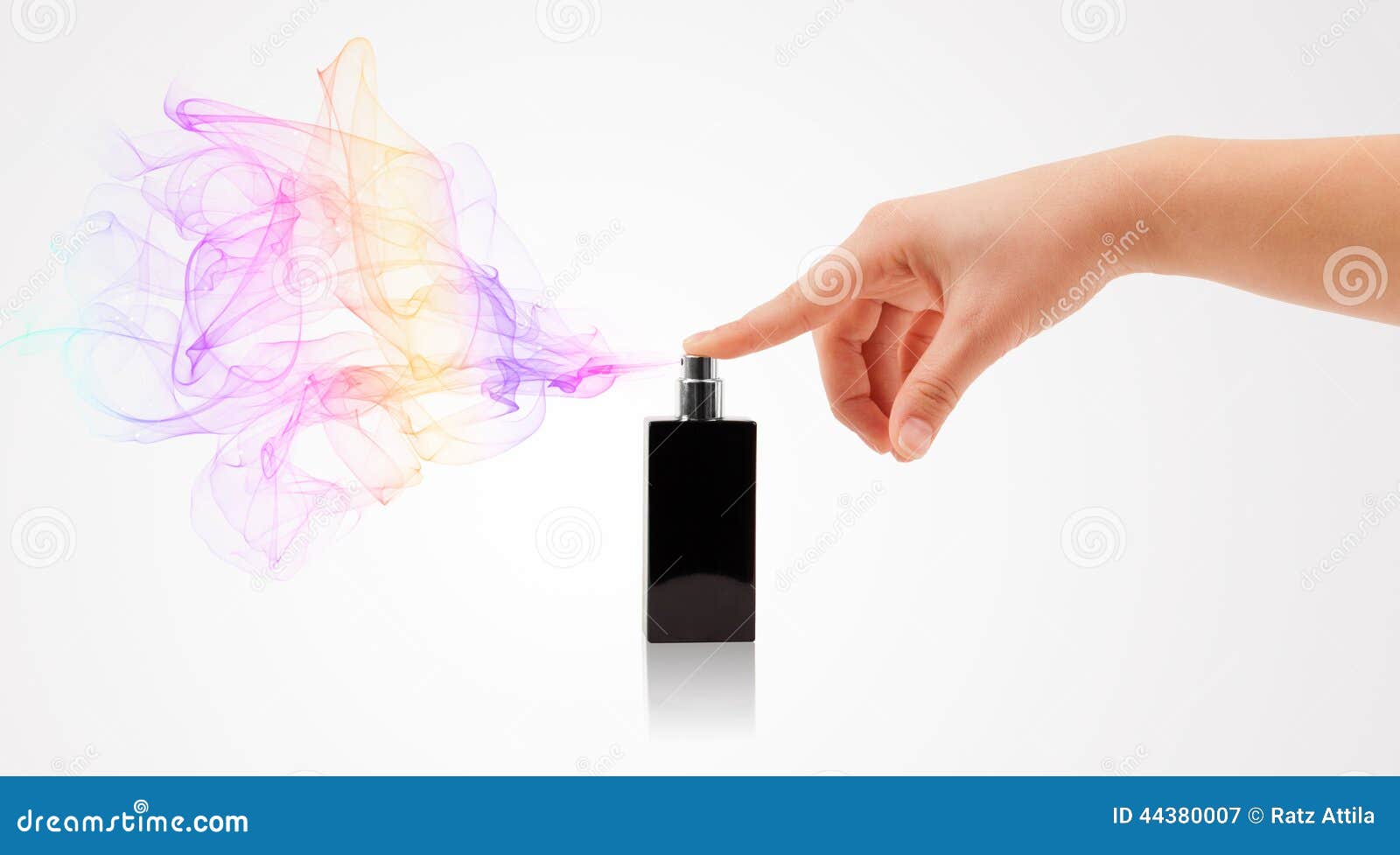 Woman Hands Spraying Perfume Stock Image - Image of aromatherapy, color