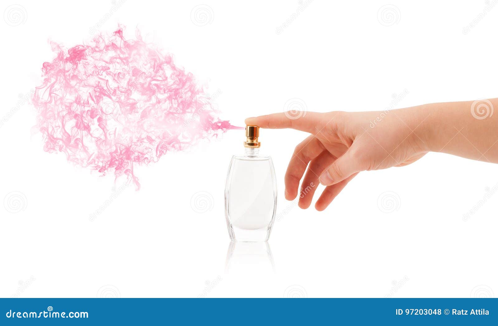 Woman Hands Spraying Perfume Stock Photo - Image of hand, colorful ...