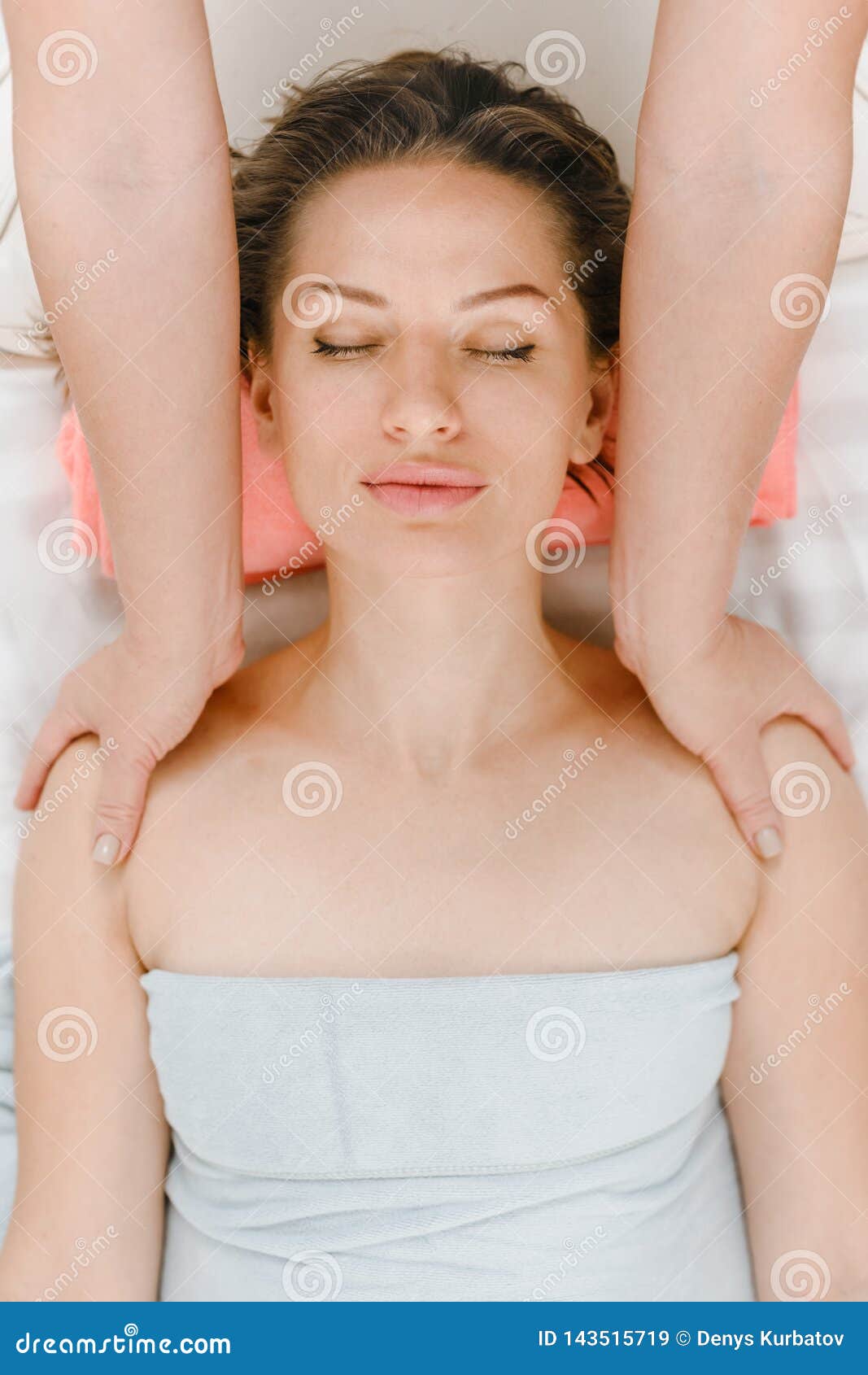 Woman Having Massage Stock I