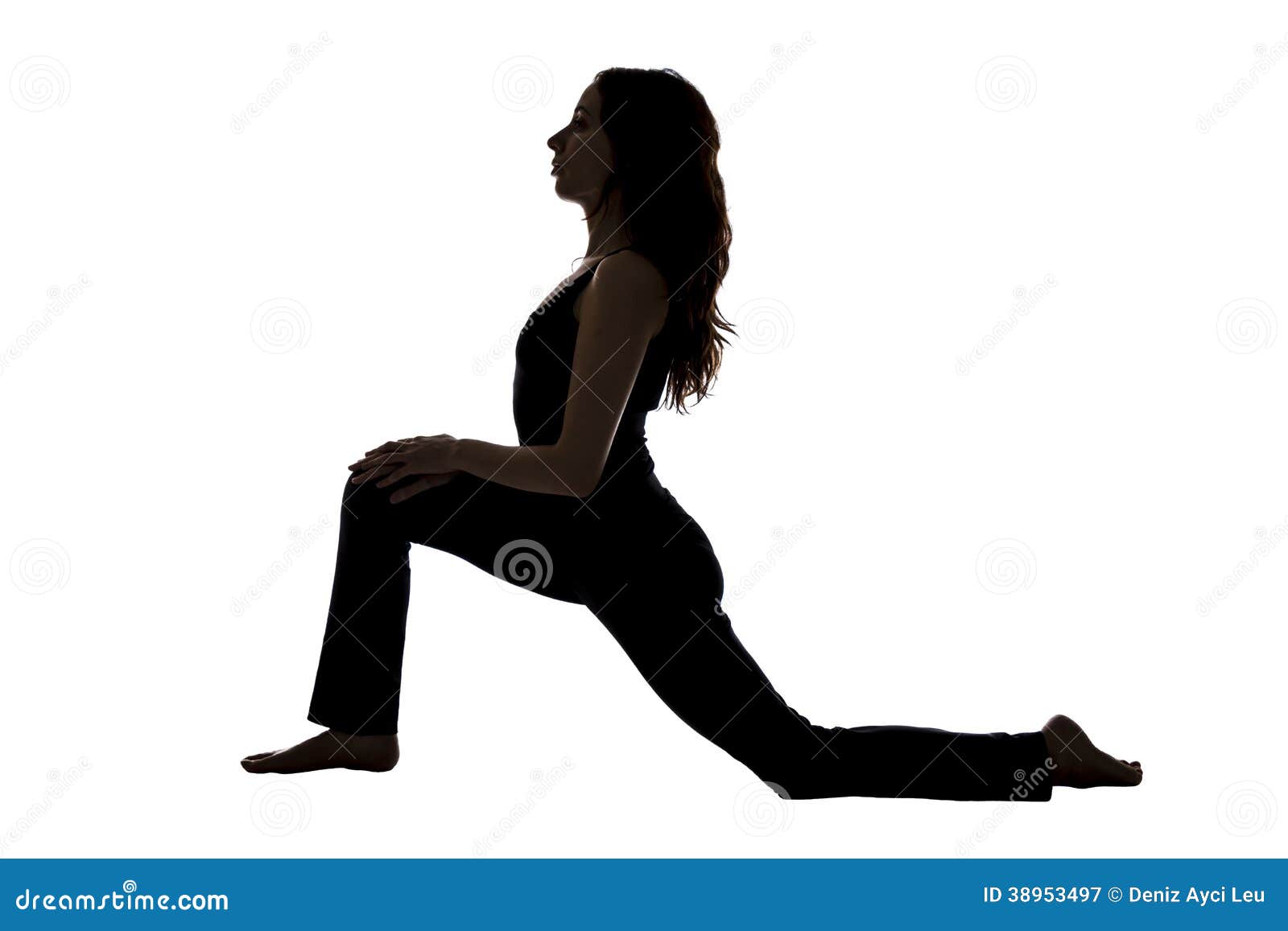 Hip Opening Yoga Poses Vector Illustration Black And White Stock  Illustration - Download Image Now - iStock