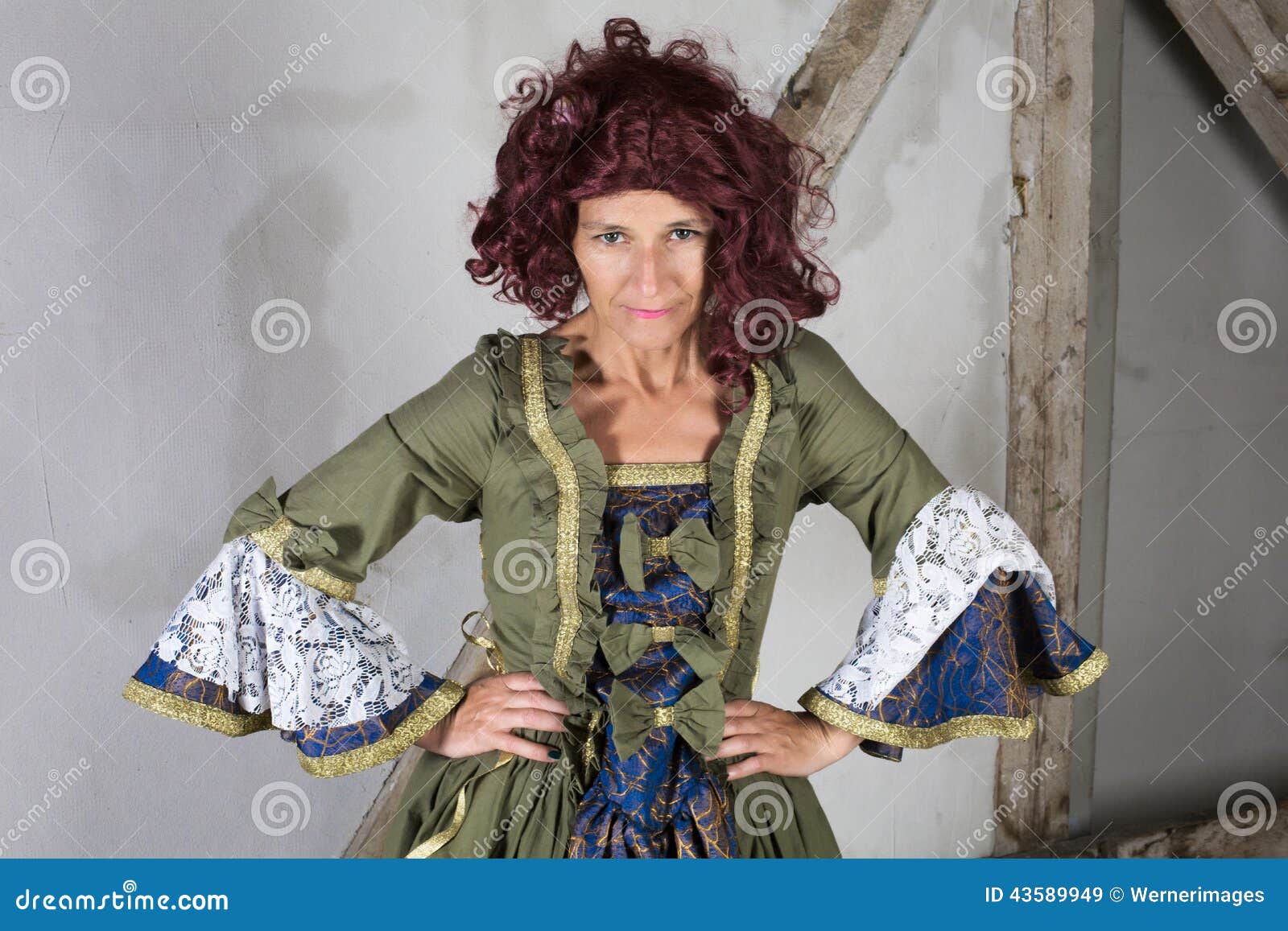 Woman in Historical Costume Stock Image - Image of costume, fairytale