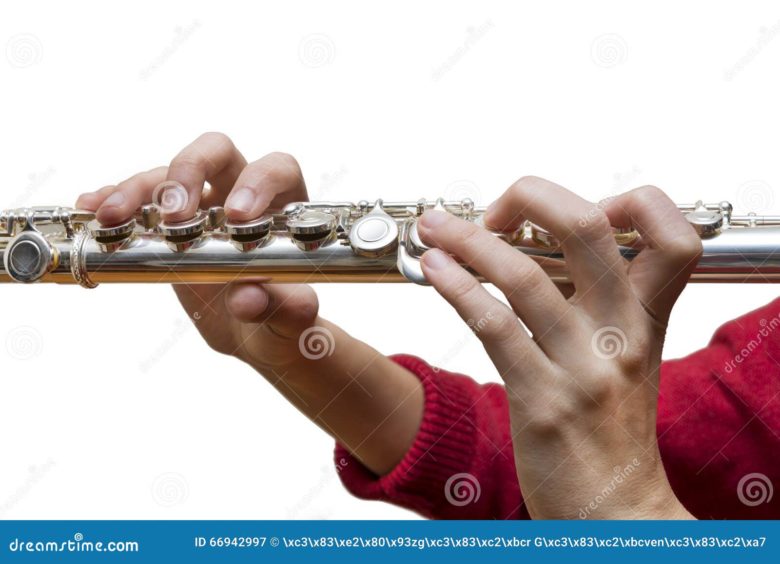 Woman Holding Flute stock image. Image of female, expertise 66942997