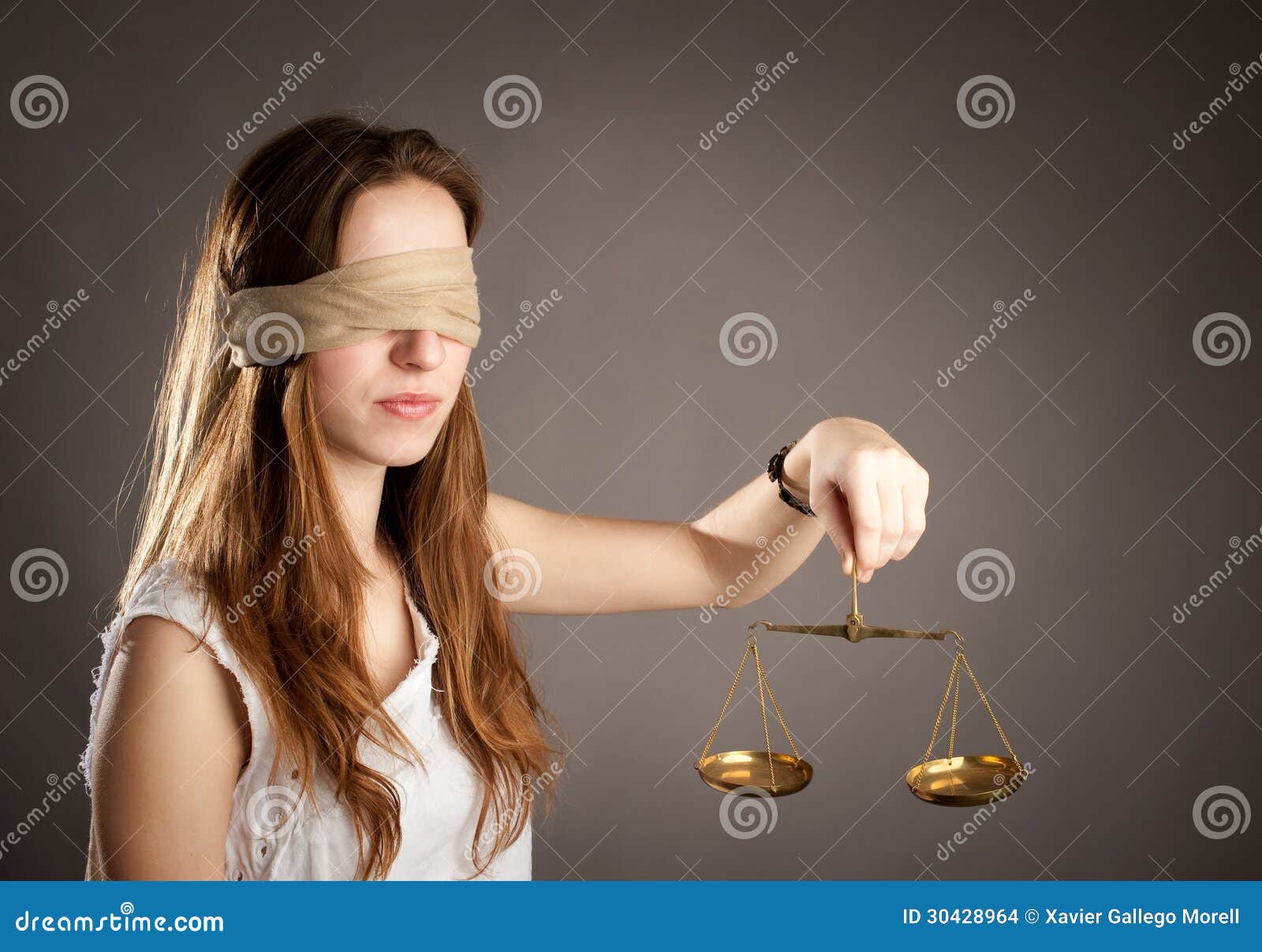 Woman Holding a Justice Scale Stock Photo Image of beauty, legal
