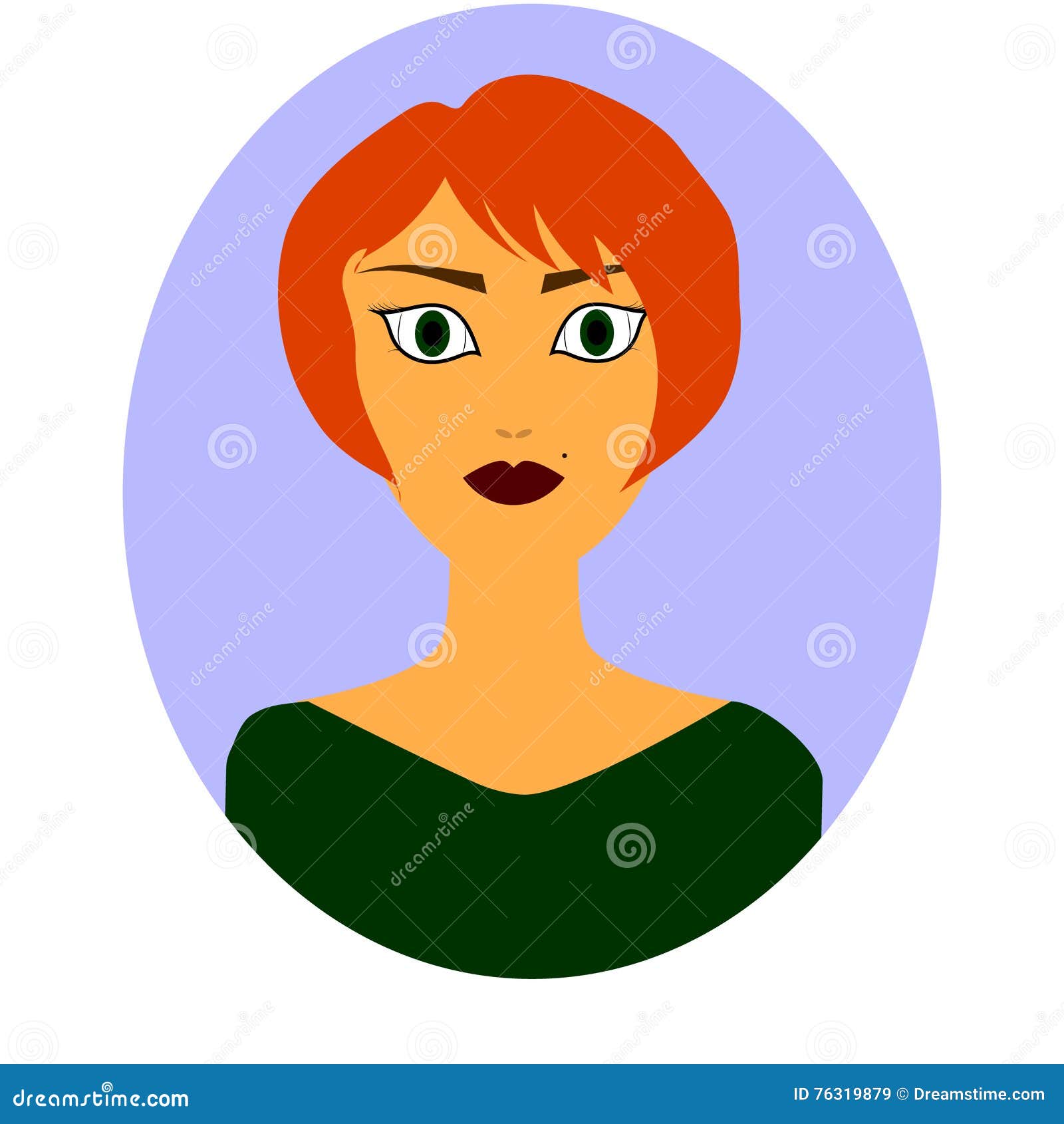 Woman icon stock illustration. Illustration of females - 76319879