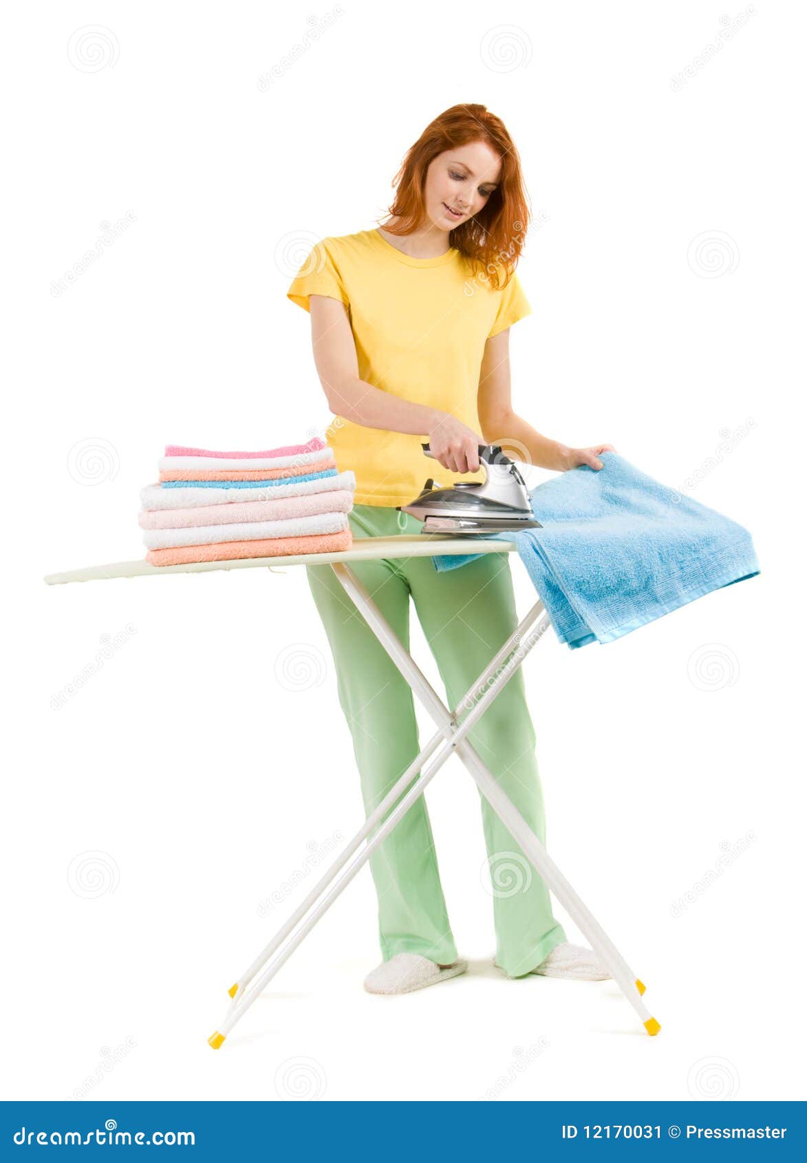 16,435 Woman Ironing Cloth On Board Images, Stock Photos, 3D