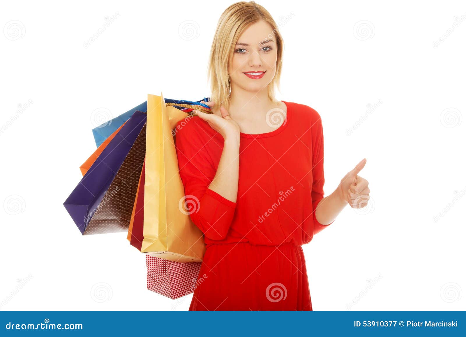 Woman with a Lot of Shopping Bags. Stock Image - Image of lifestyle ...