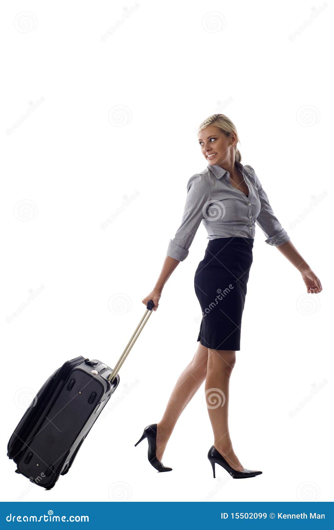 Woman Carrying Luggage