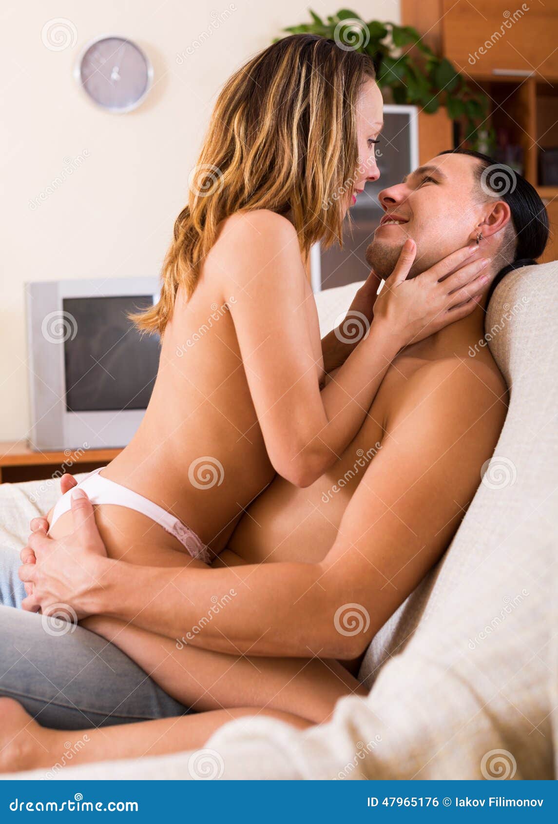 Woman Making Love To A Man