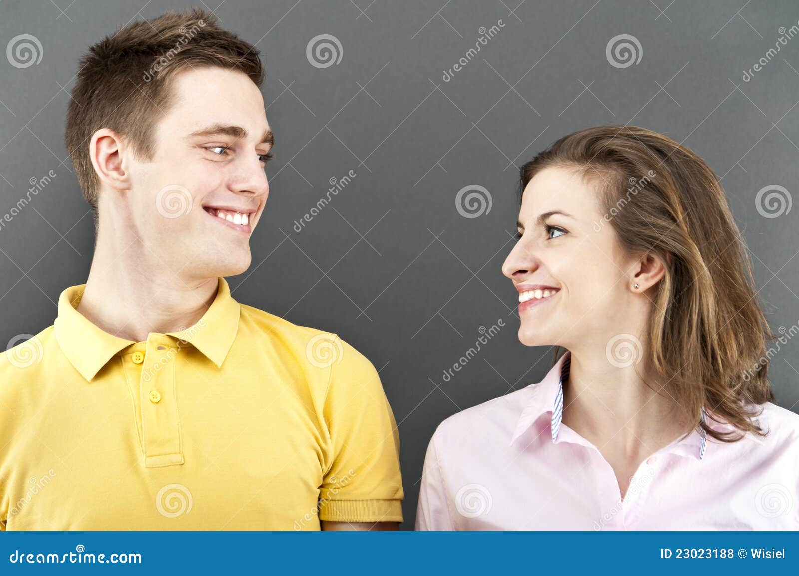 Woman And Man Together Royalty Free Stock Photos - Image: 23023188