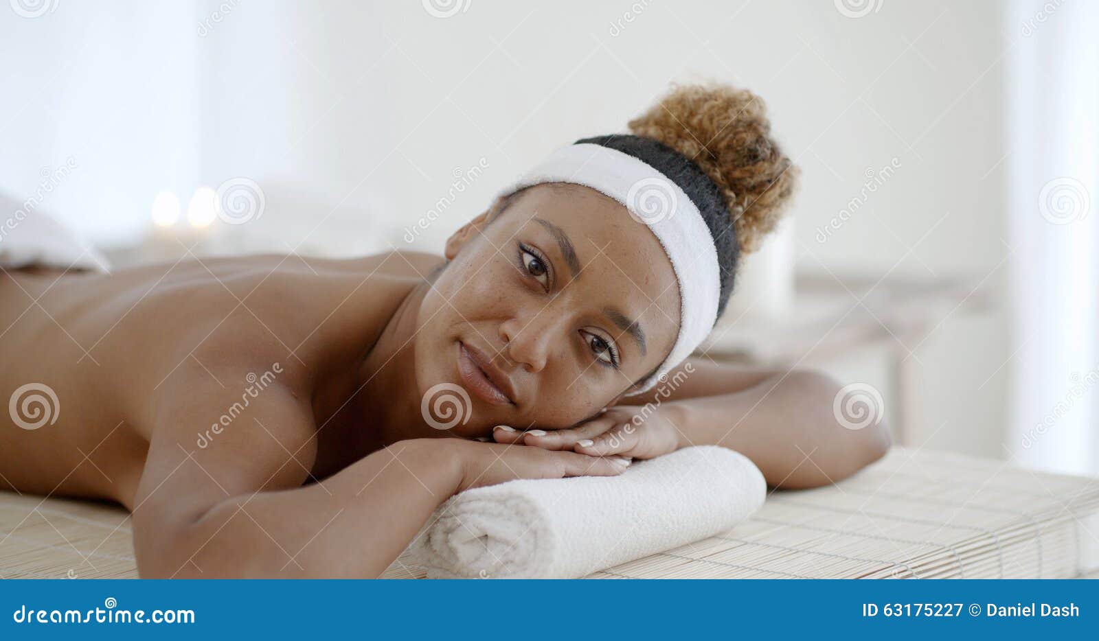 Woman On Massage Table Stock Image Image Of Wellbeing 63175227