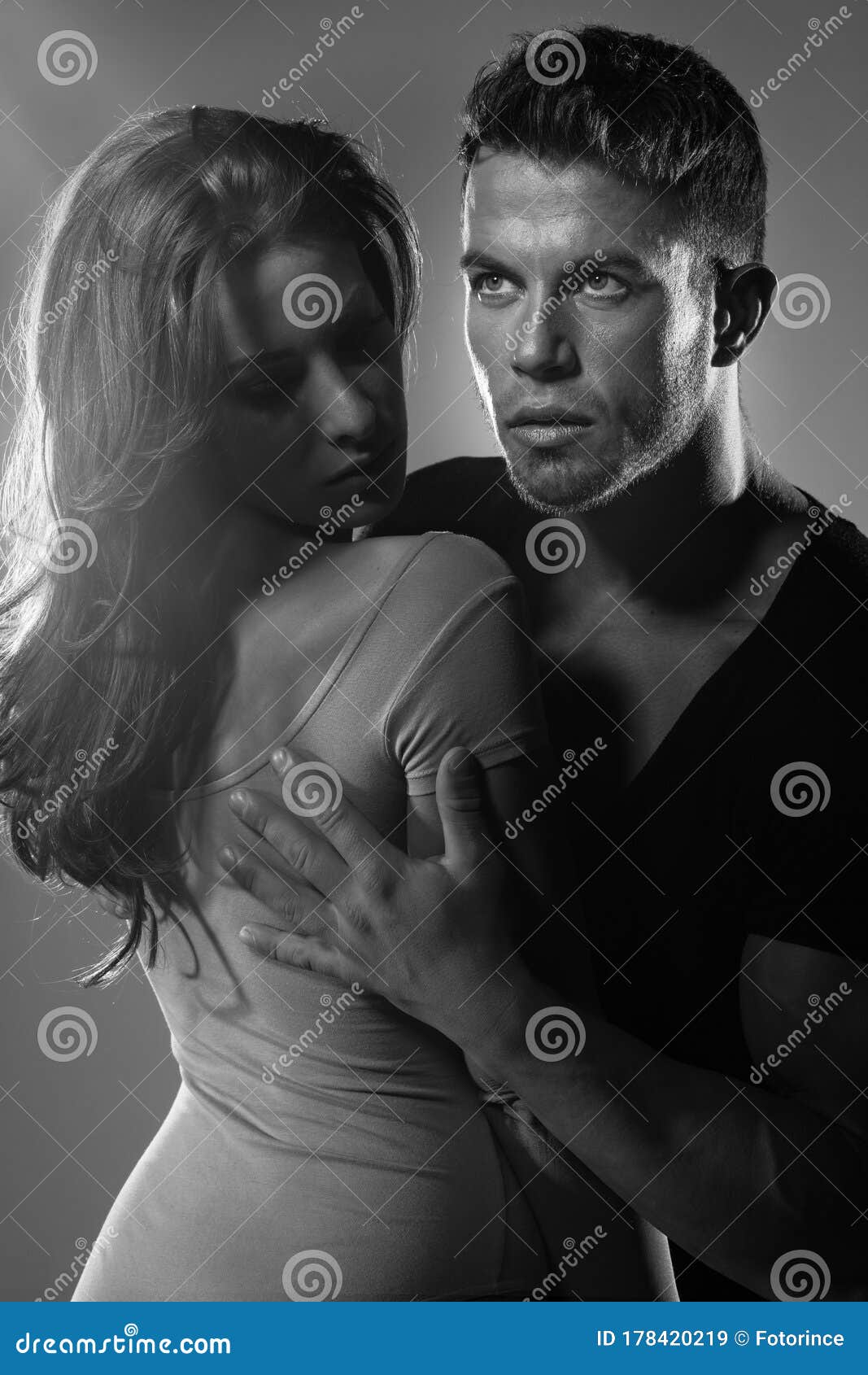 passionate embrace photography