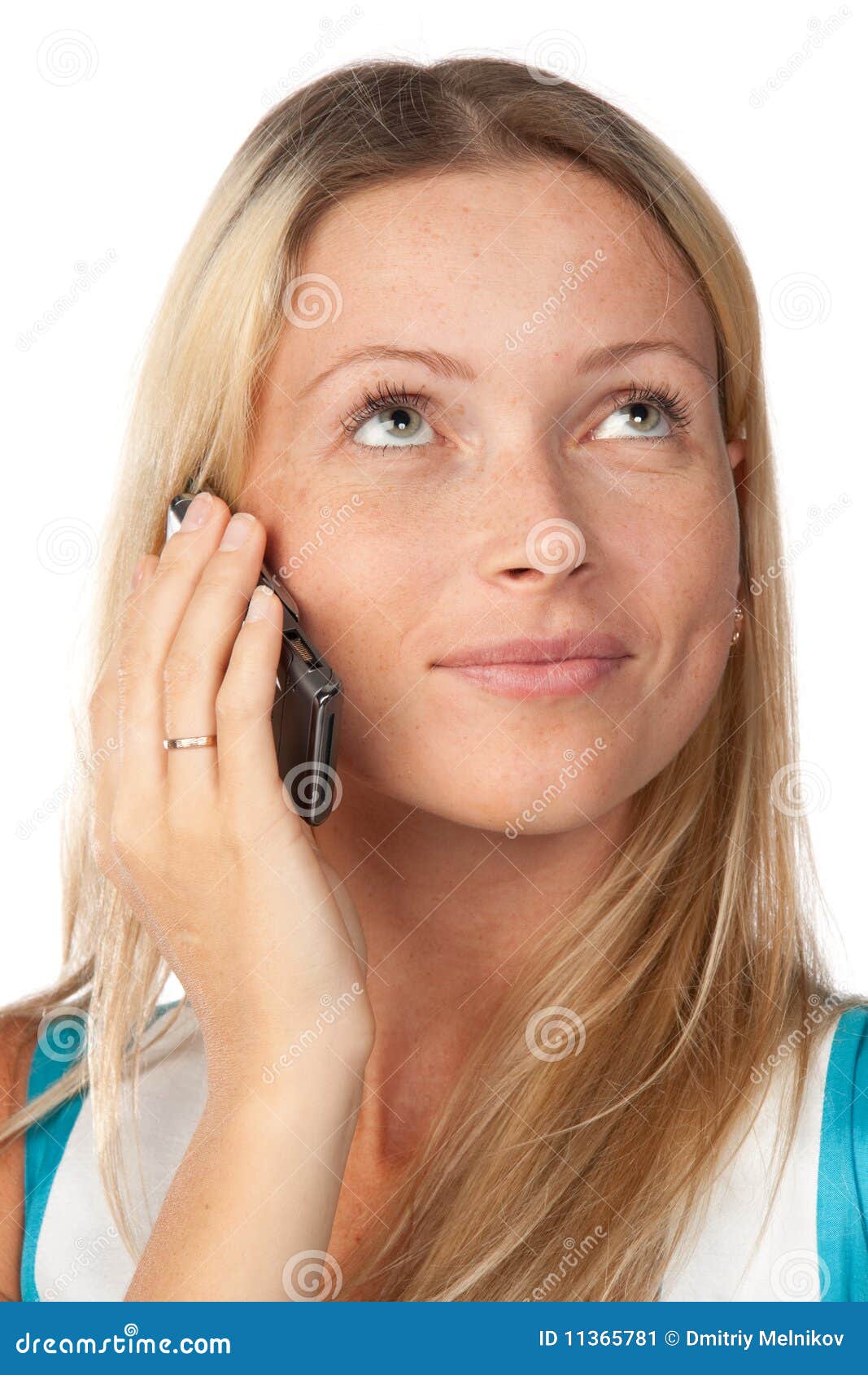 woman with a mobile phone