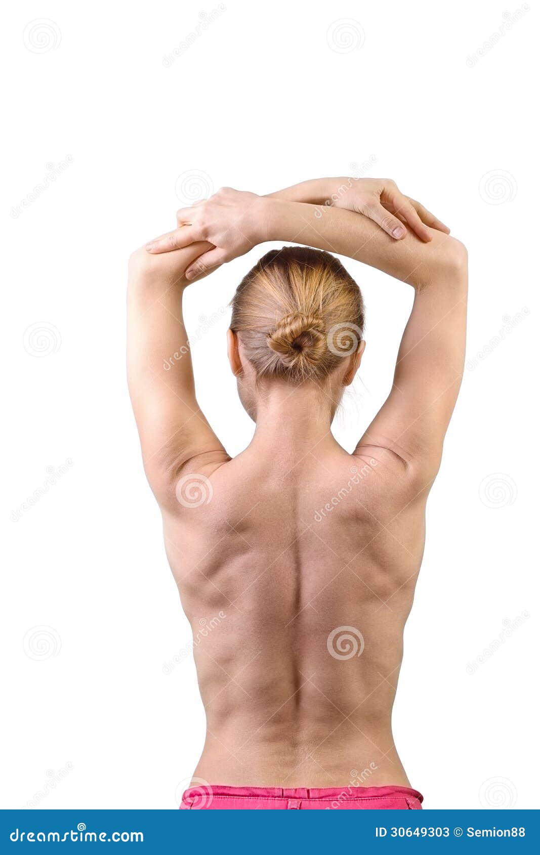 Back of muscular woman Stock Photo by ©kegfire 220610870