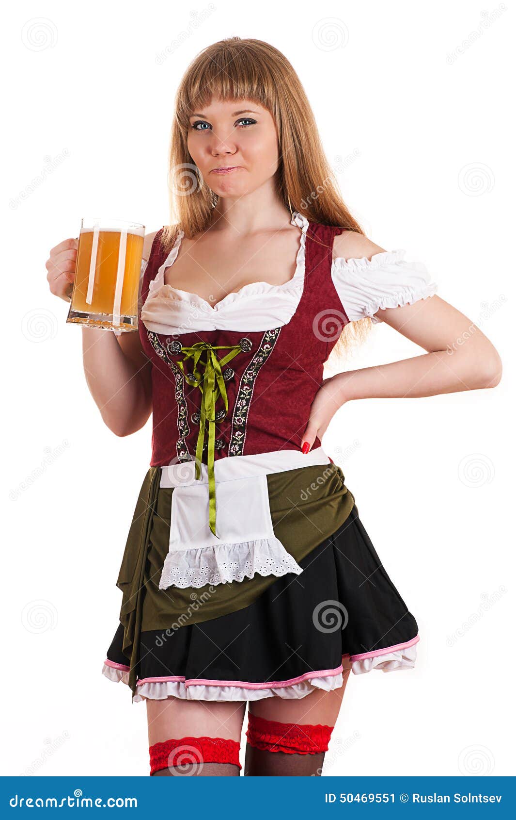 Woman Oktoberfest Drinks Beer Stock Image - Image of glass, beer: 50469551