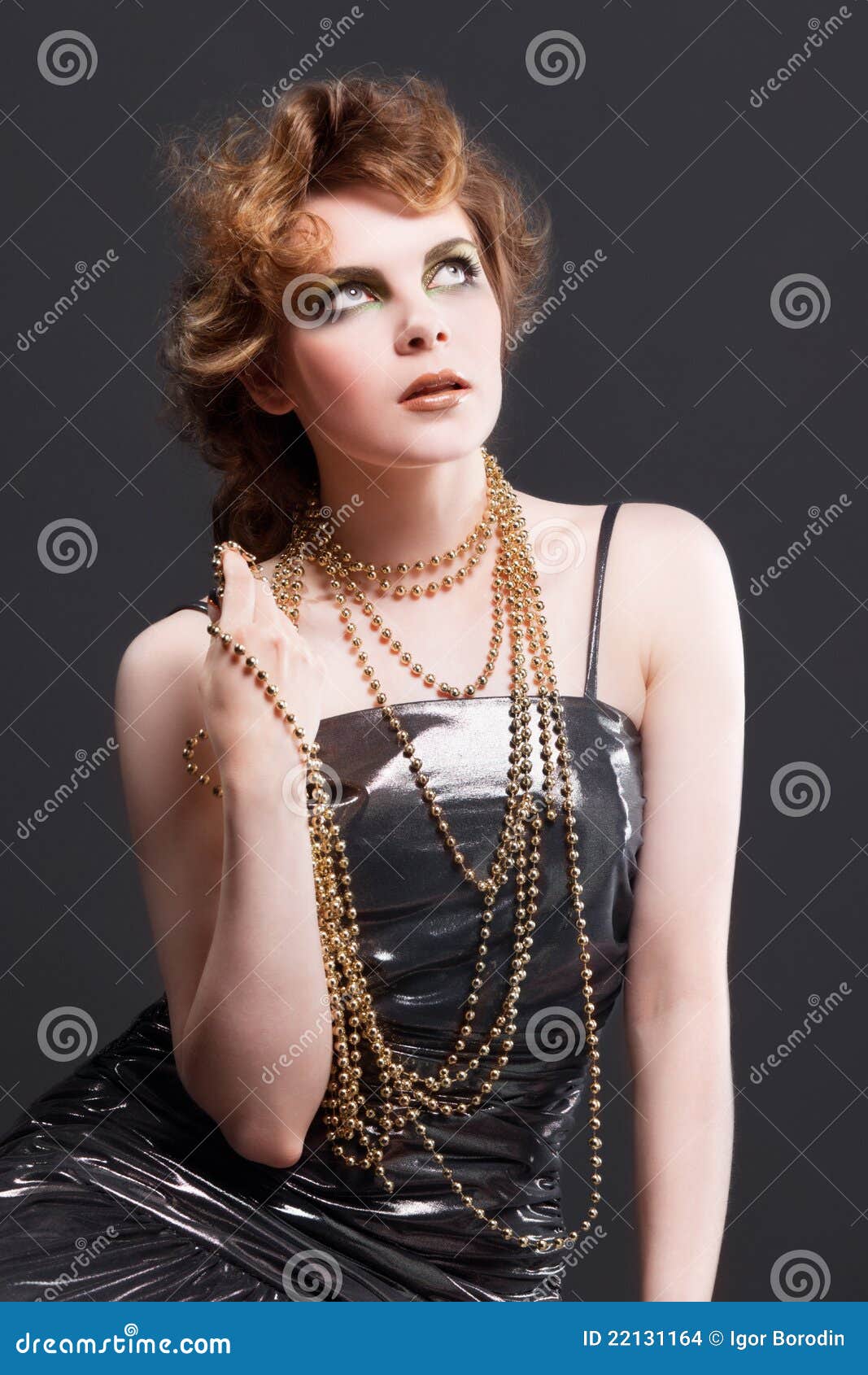 Woman in Old Fashioned Dress Stock Photo Image of lifestyle, people 22131164