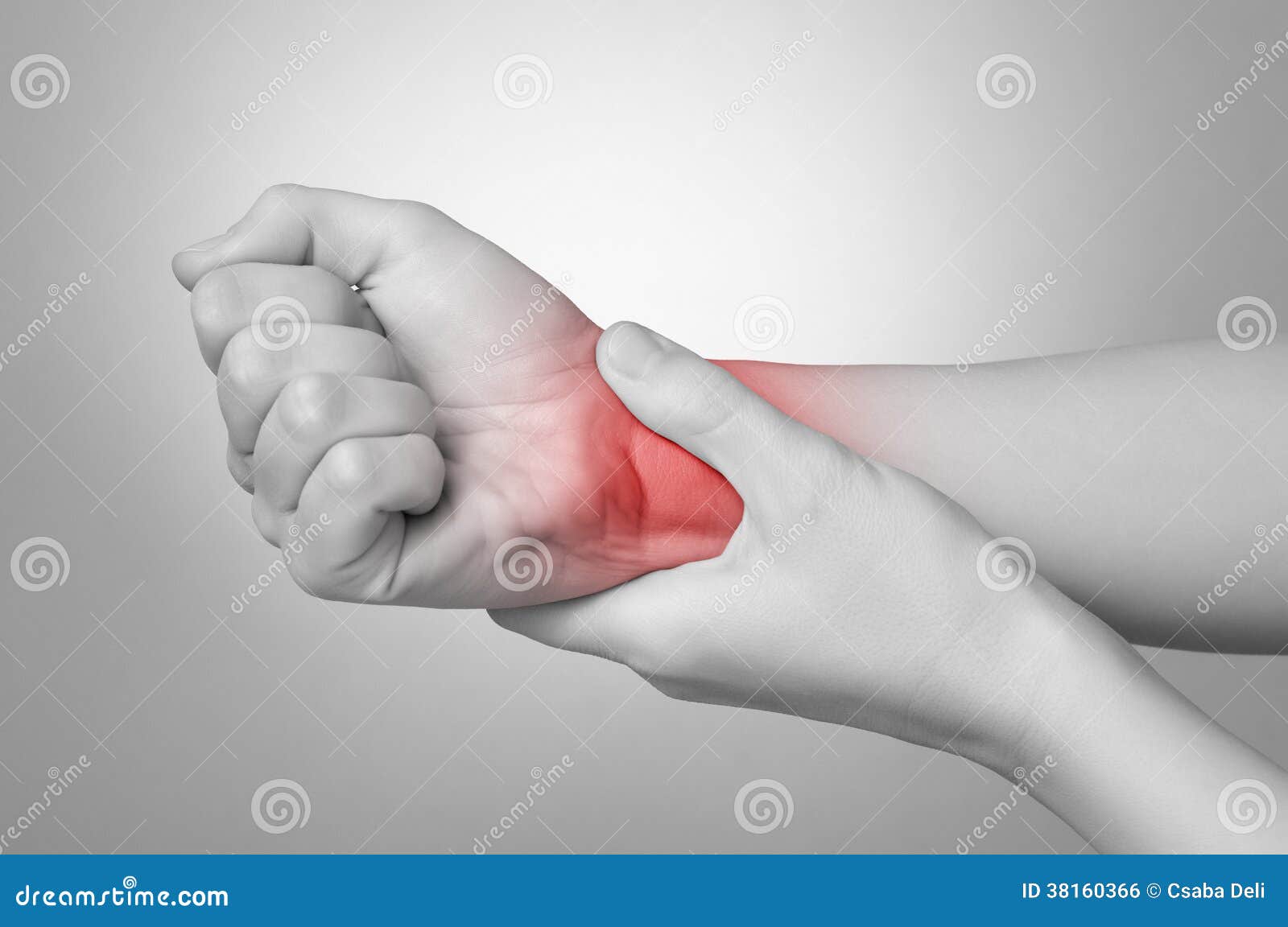 woman with painful wrist