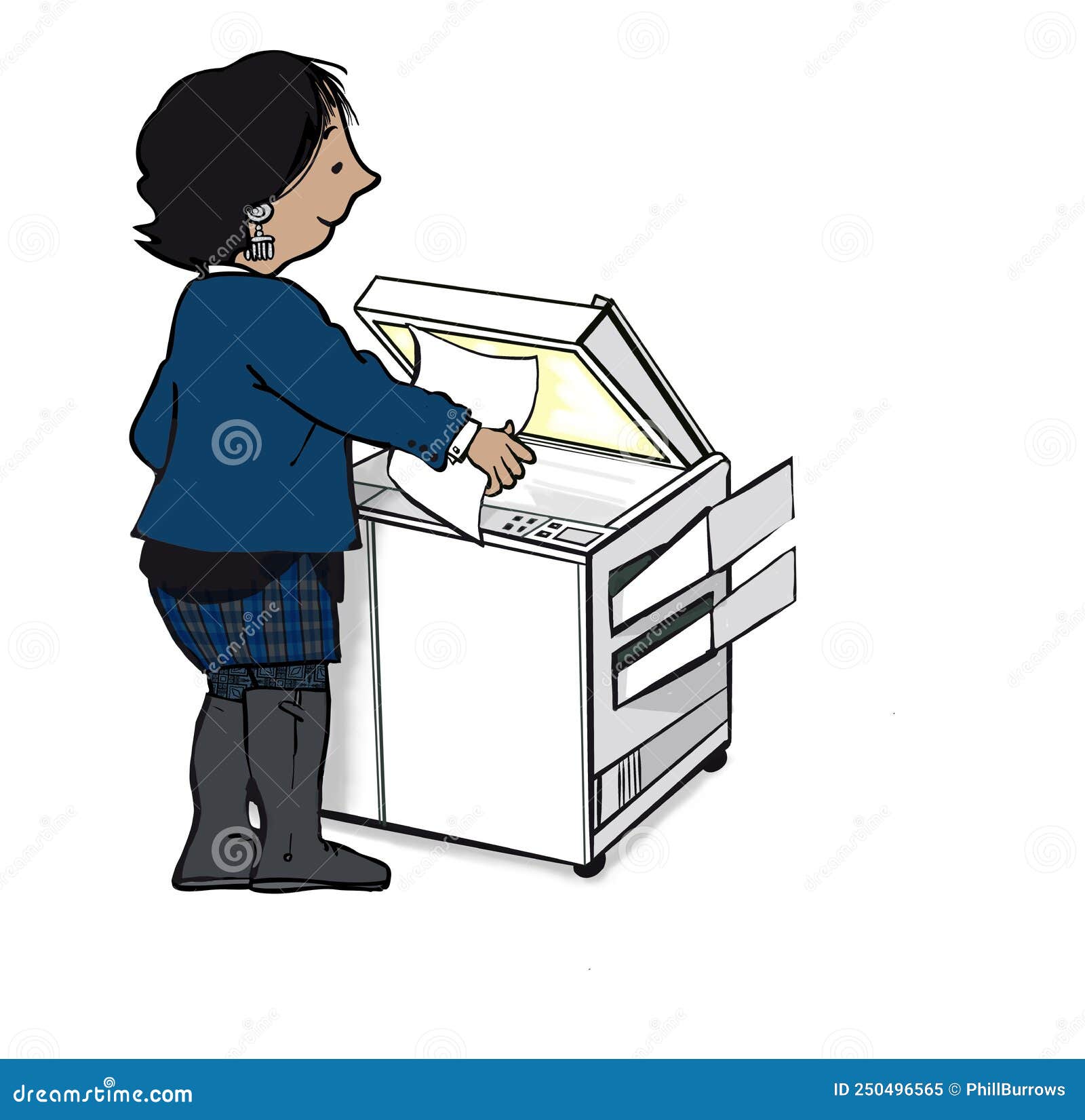 photocopying clipart