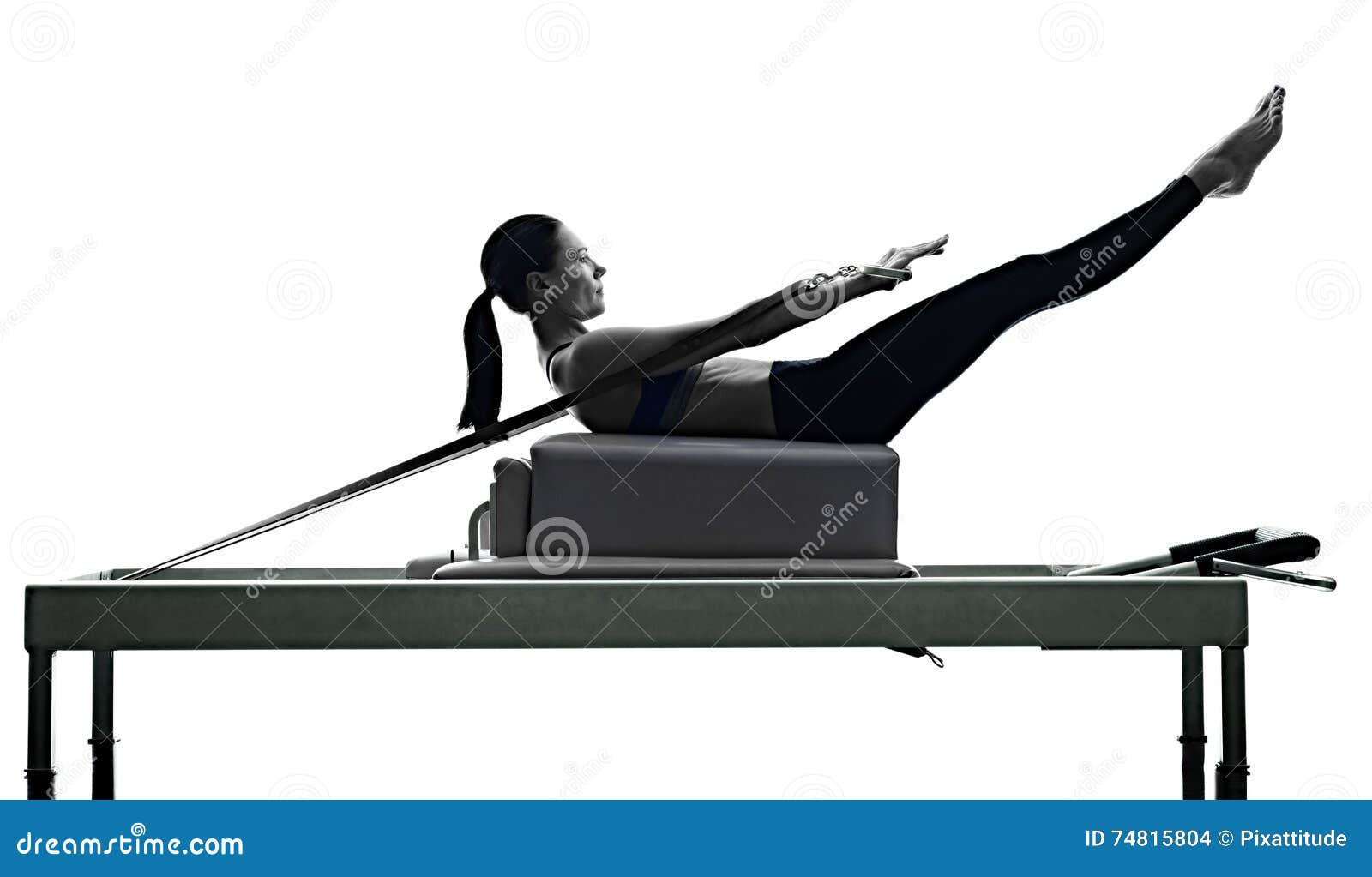 woman pilates reformer exercises fitness 