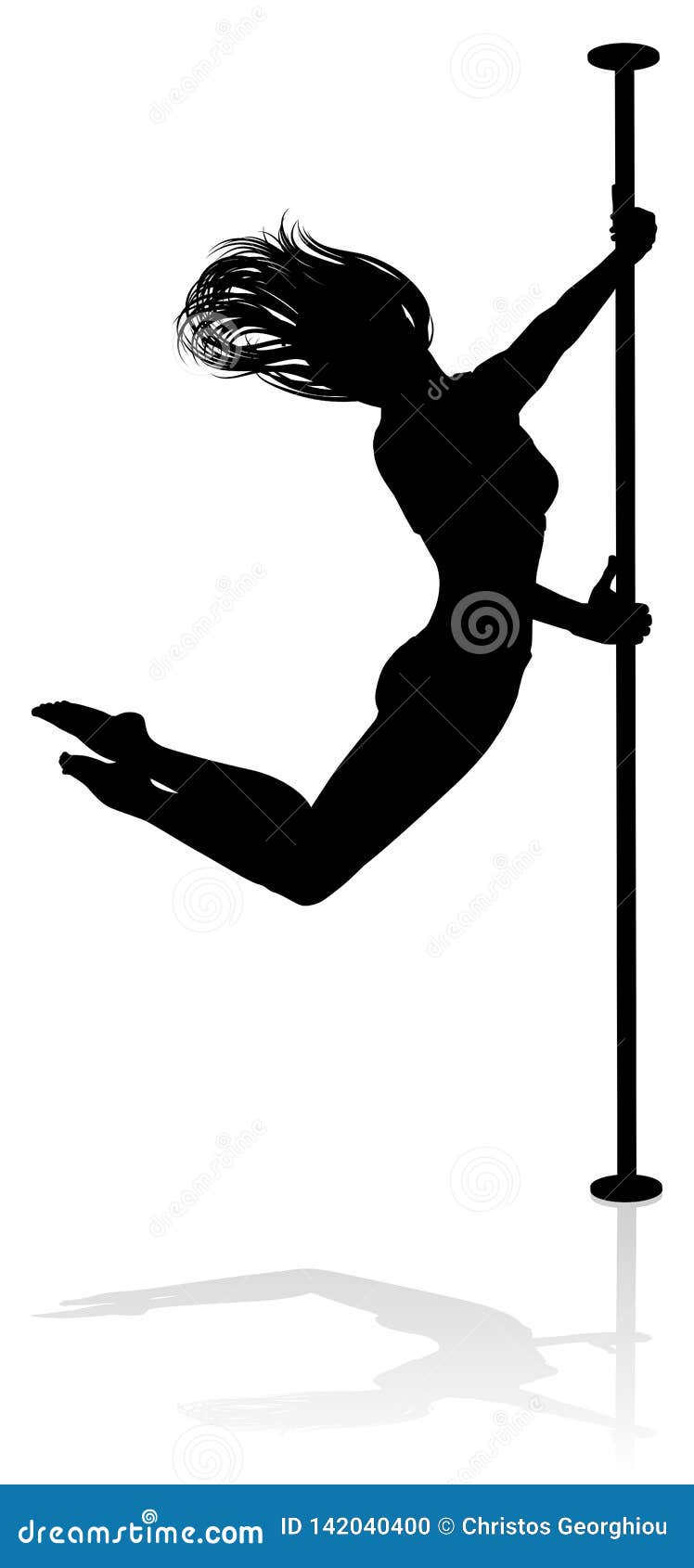 Vector Pole Dance Silhouette Set Vector Download