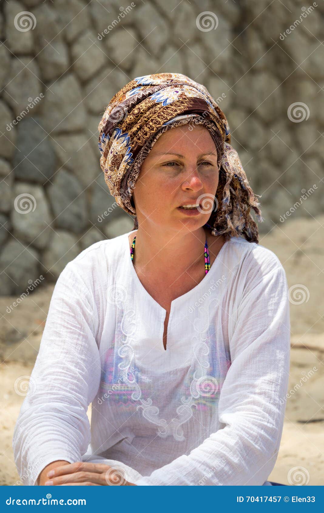 Woman stock image. Image of caucasian, outdoors, beach - 70417457