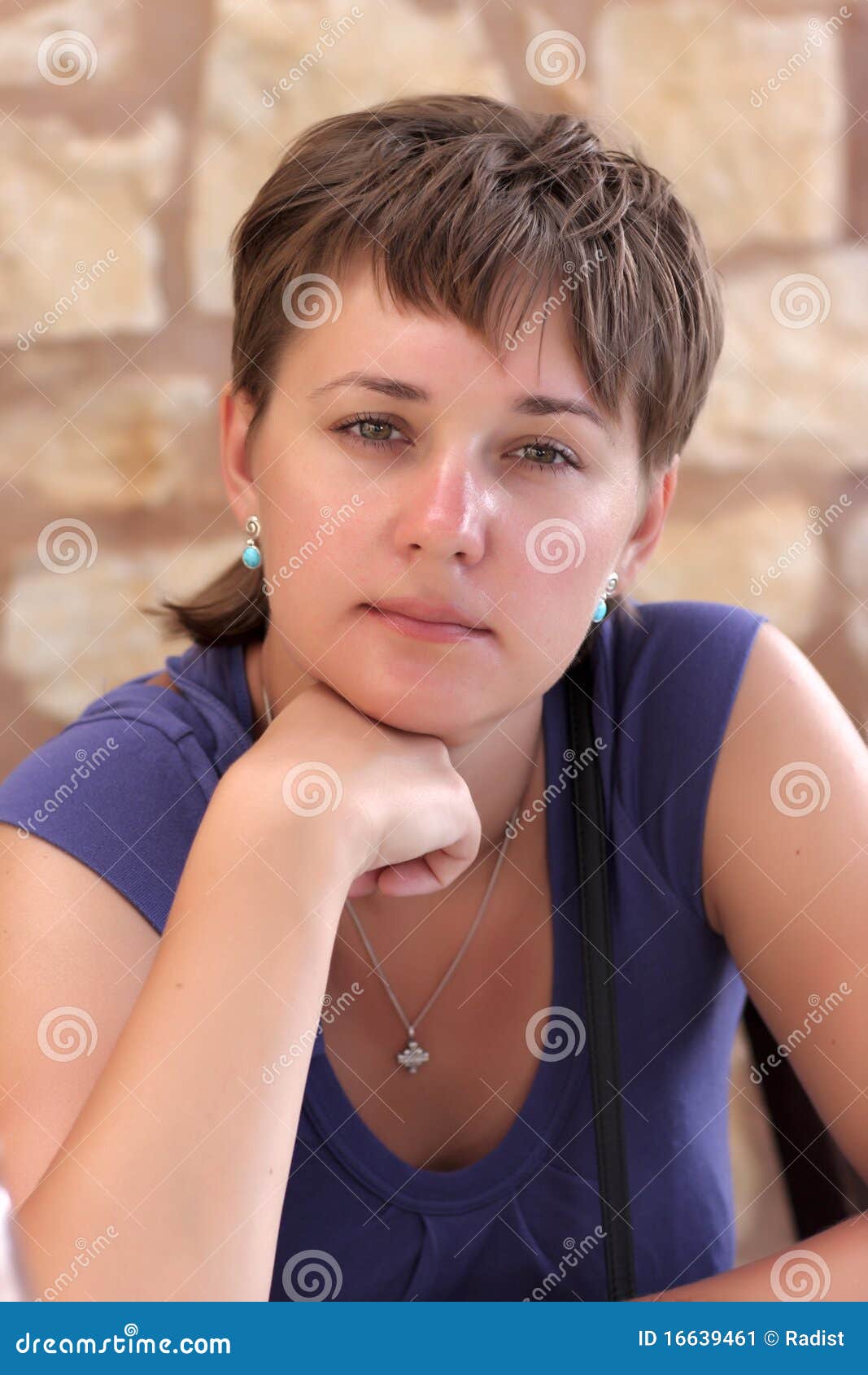 Woman is posing indoor stock image. Image of caucasian - 16639461