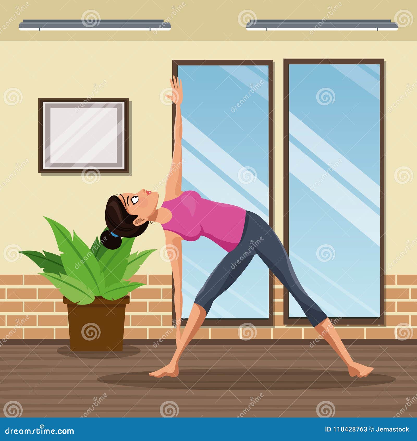 woman practice yoga meditacion