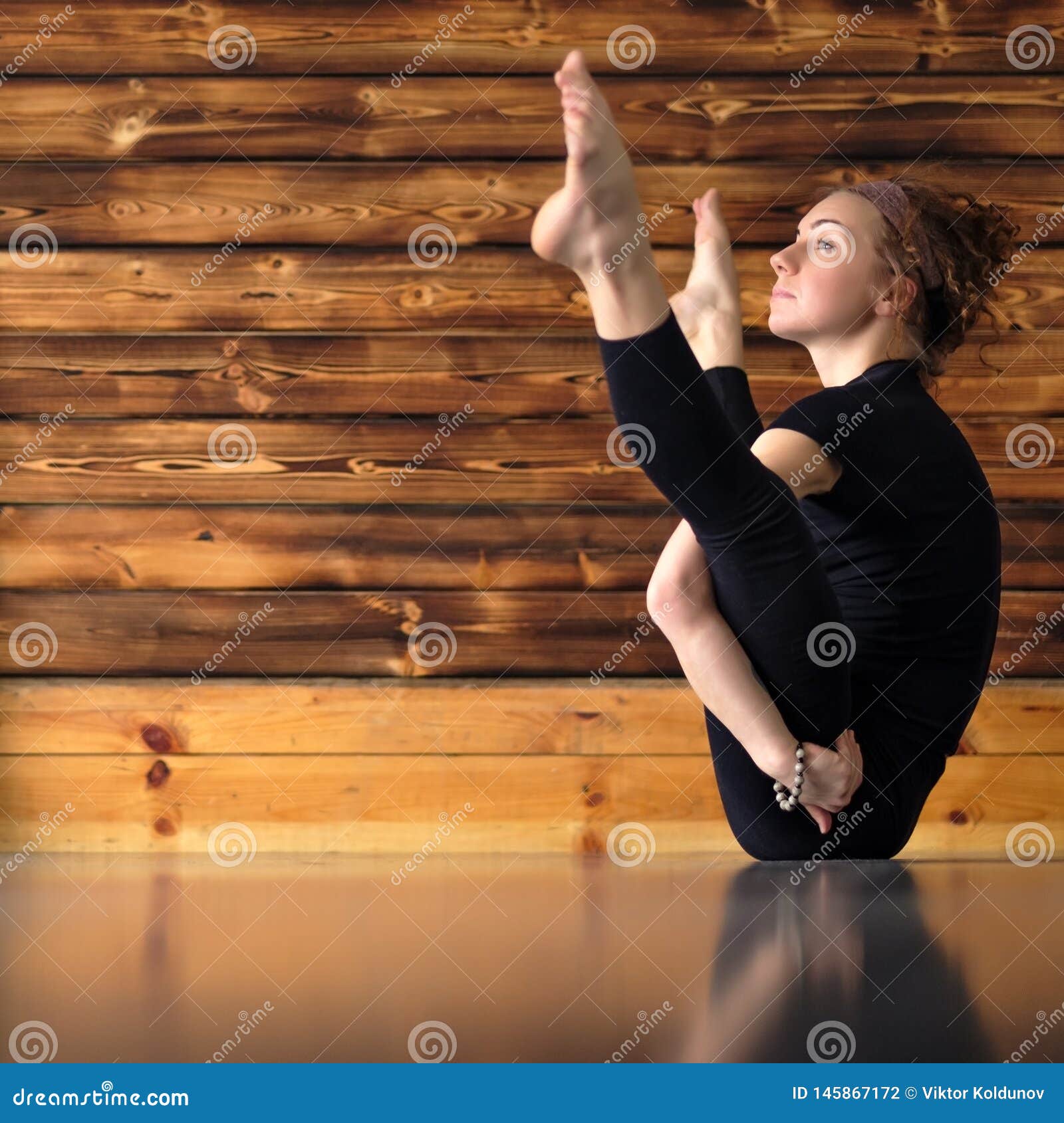 Boat pose variations for abs and balance woman Vector Image