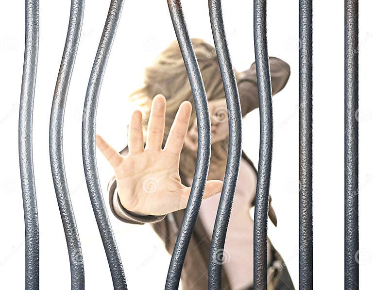 Woman In Prison Stock Image Image Of Stressed Prisoner 20564479