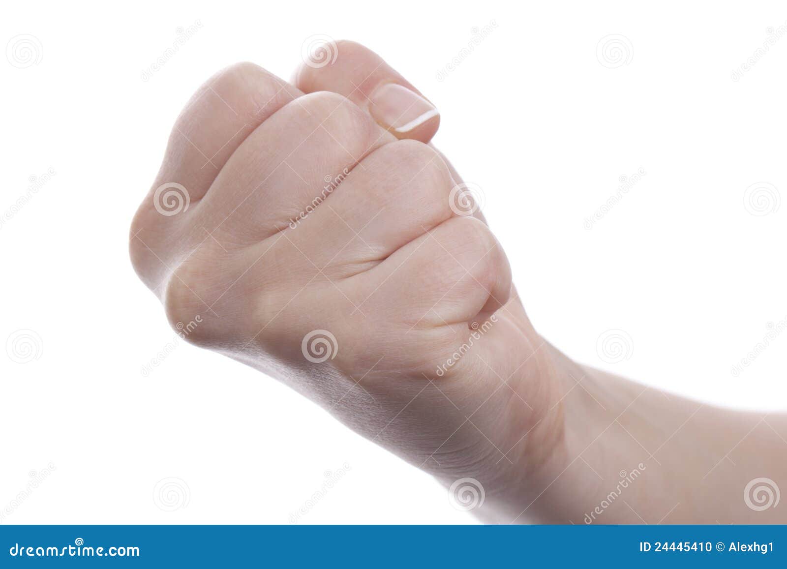 Woman punches stock photo. Image of sign, aggression 24445410