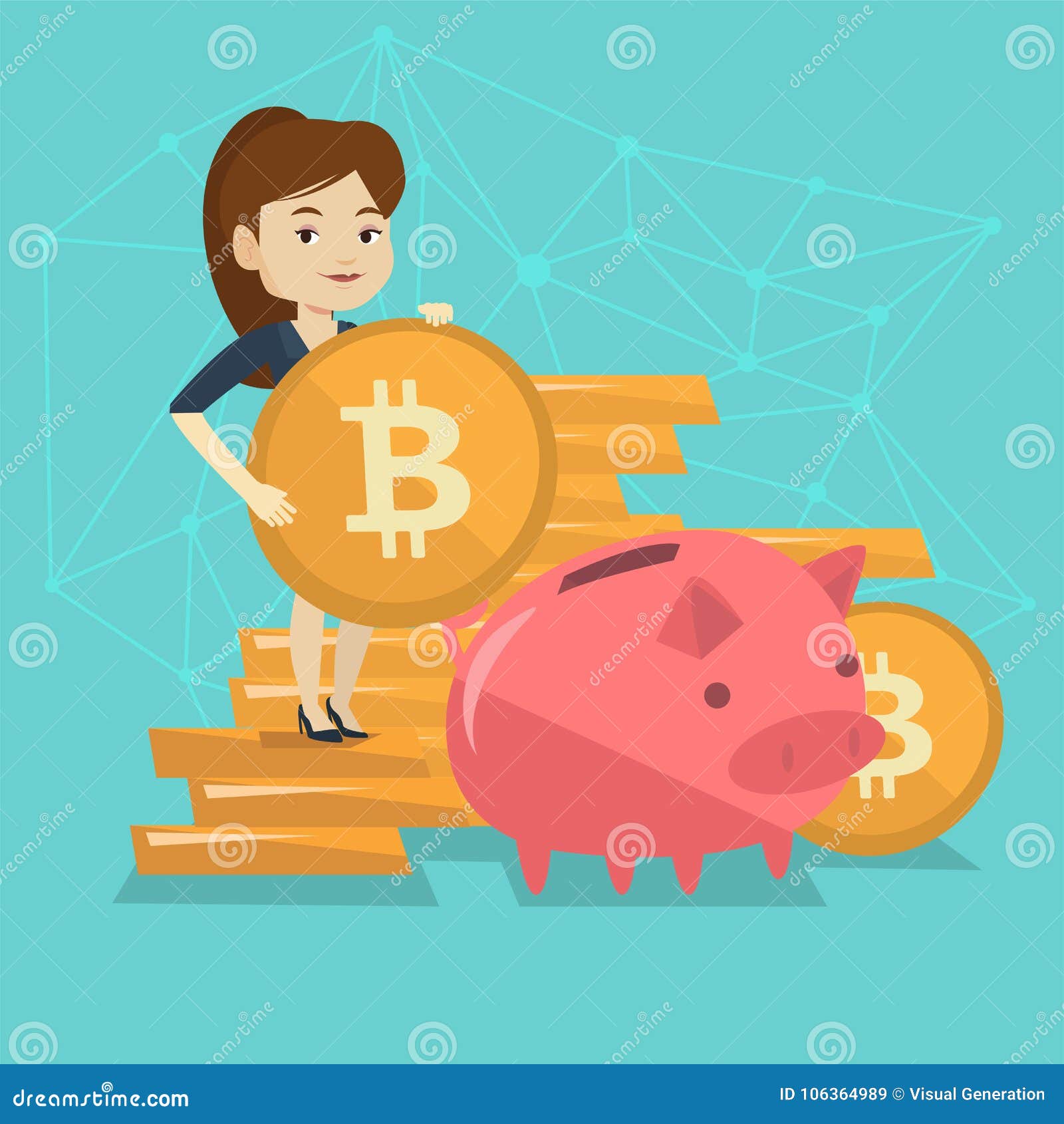 initial piggy bank