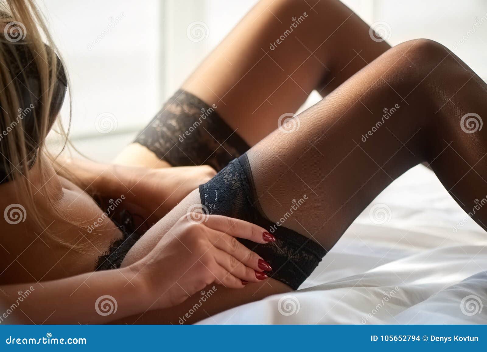 Mature lady stockings