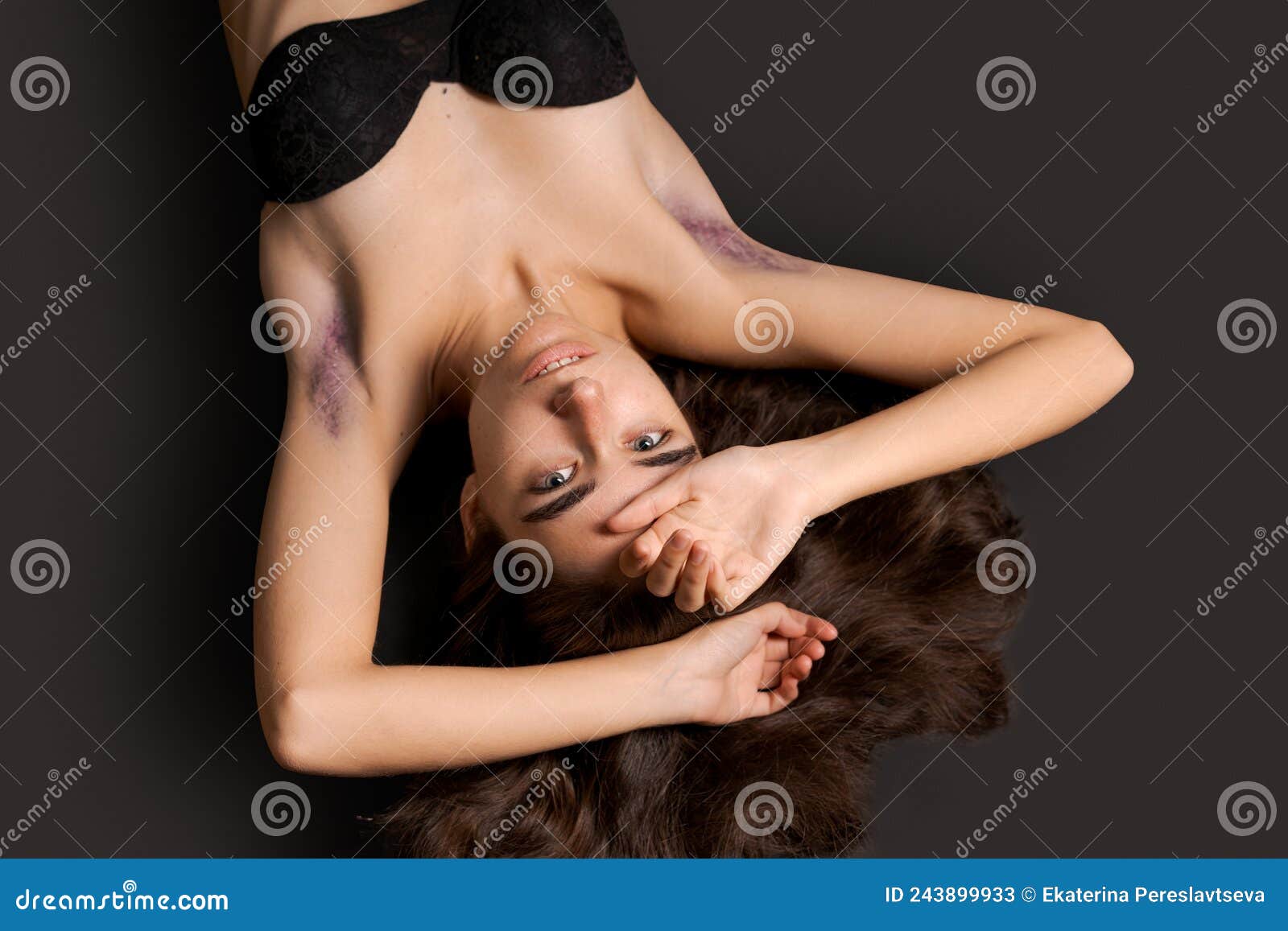 Woman Raised Her Hand To Show Hair Under Her Armpits. Natural Girl Stock  Image - Image of beauty, lifestyle: 243899933