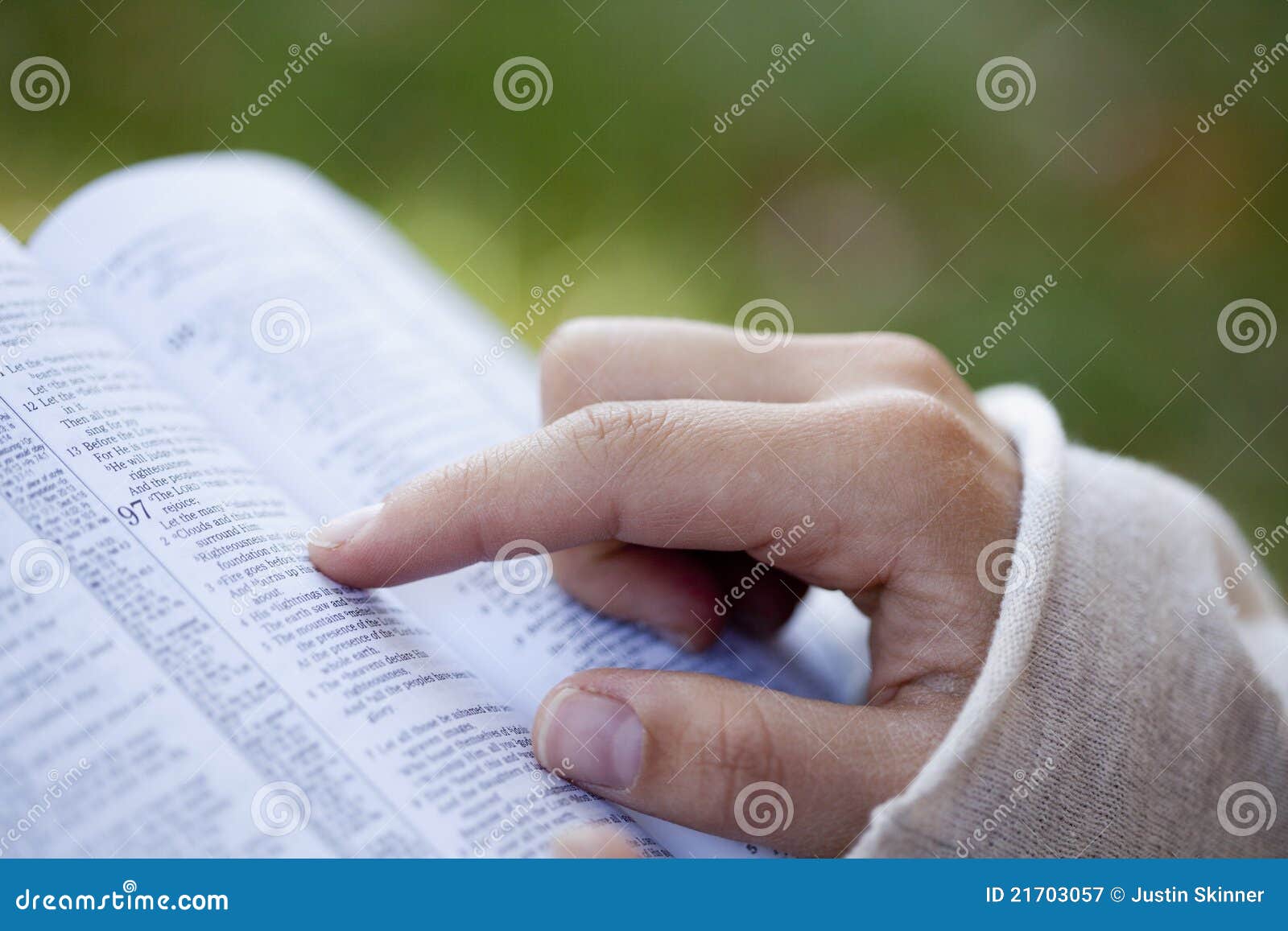 Woman Reading The Bible. Royalty Free Stock Photography ...