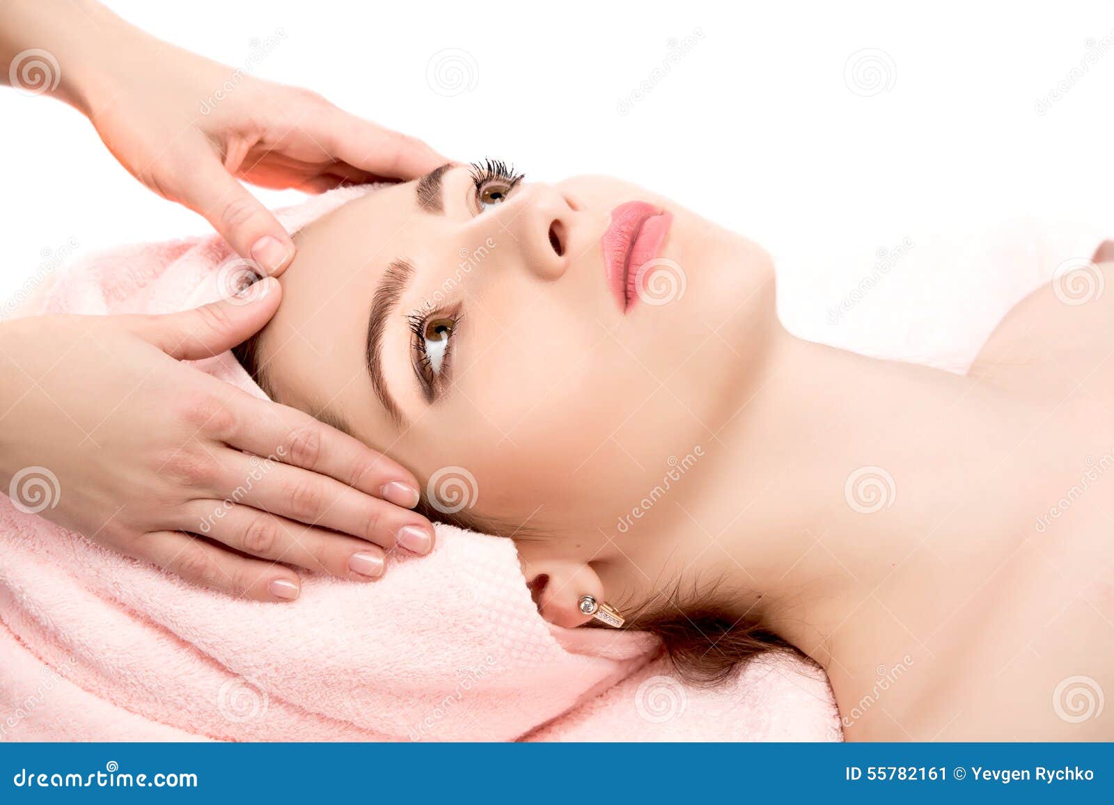 Woman Receiving Spa Stock Image Image Of Caucasian Cosmetic 55782161