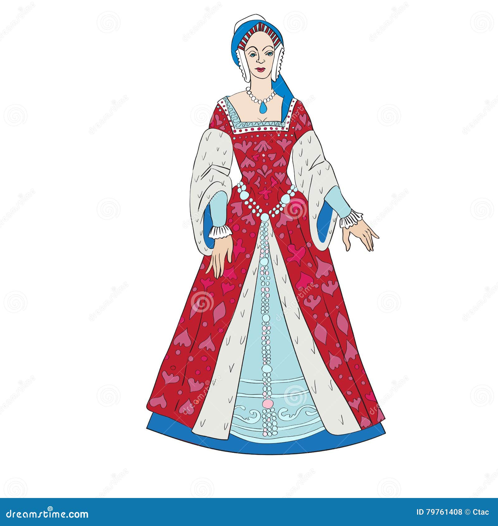 Woman renaissance outfit stock illustration. Illustration of fashion - 79761408 Woman renaissance outfit stock illustration. Illustration of fashion - 79761408