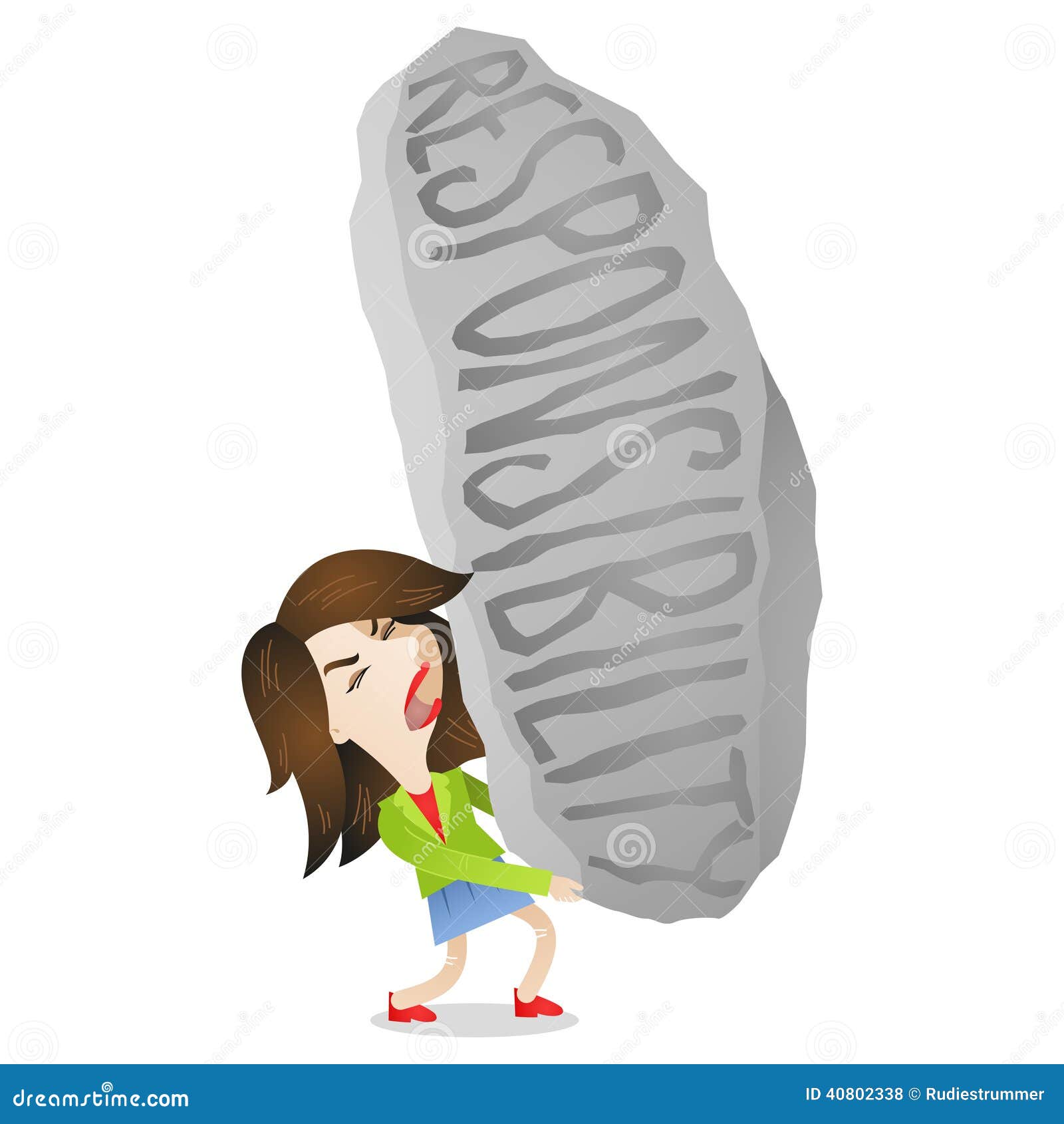 clipart man carrying heavy load - photo #43