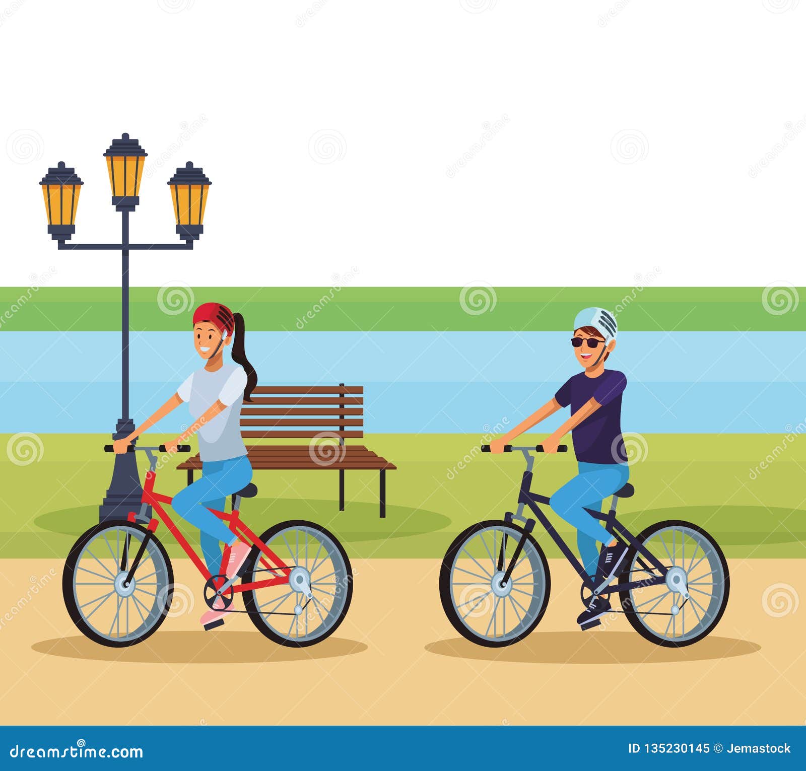 woman riding bicicle