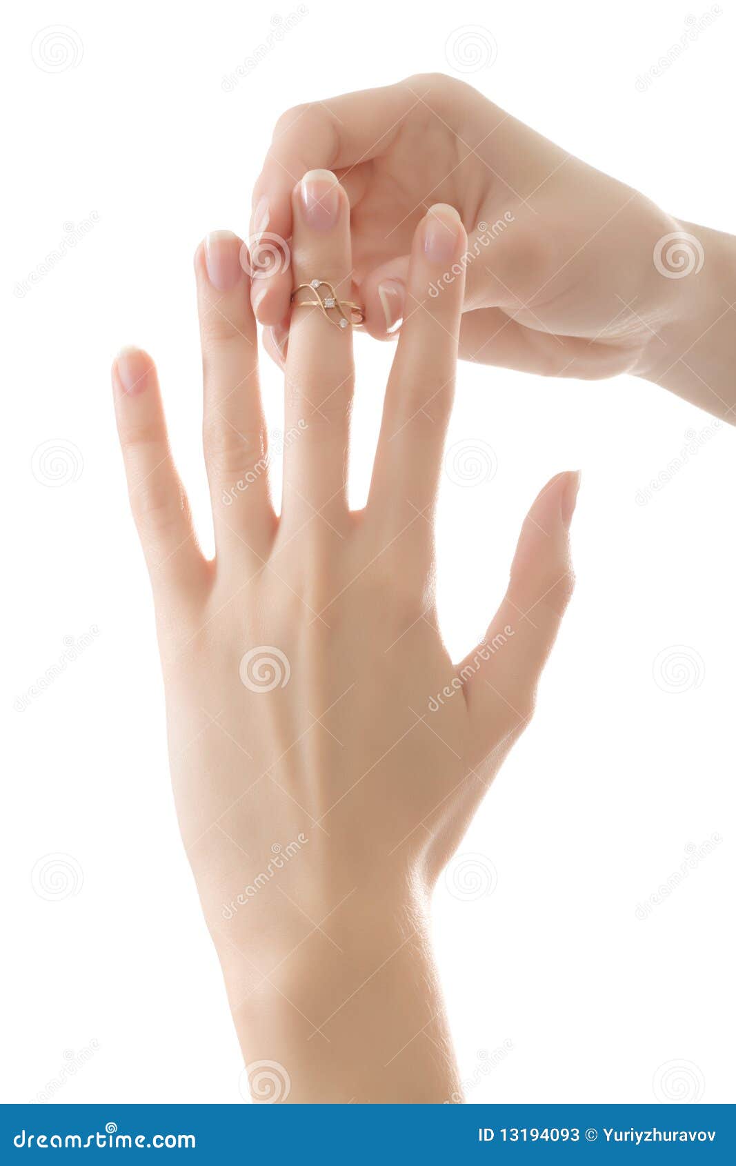 Engagement Ring Finger on a Woman S Hand Stock Image - Image of husband,  event: 13693729