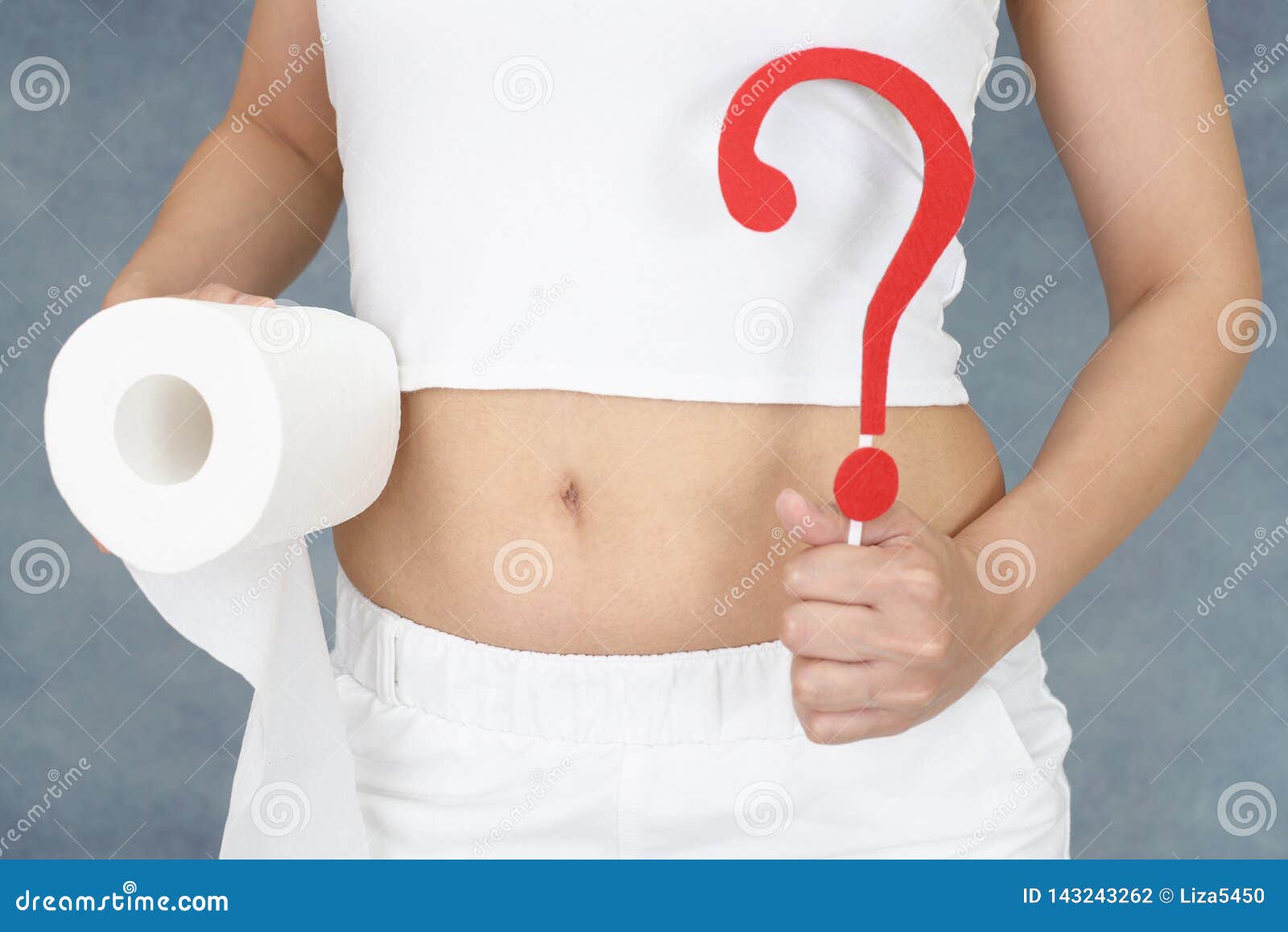 Woman with a question mark stock photo. Image of health 143243262