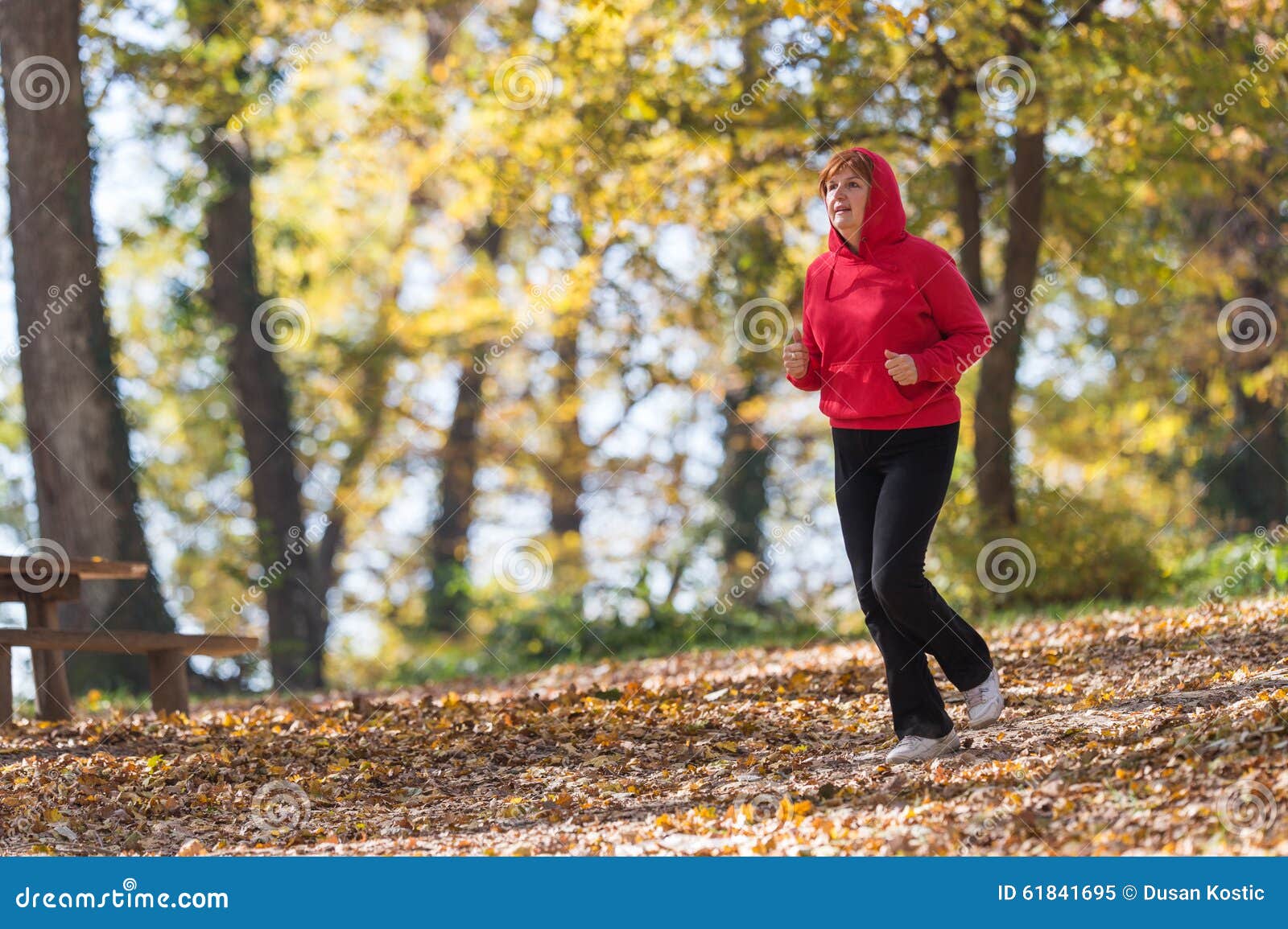 Woman running in park stock image. Image of descent, east - 61841695